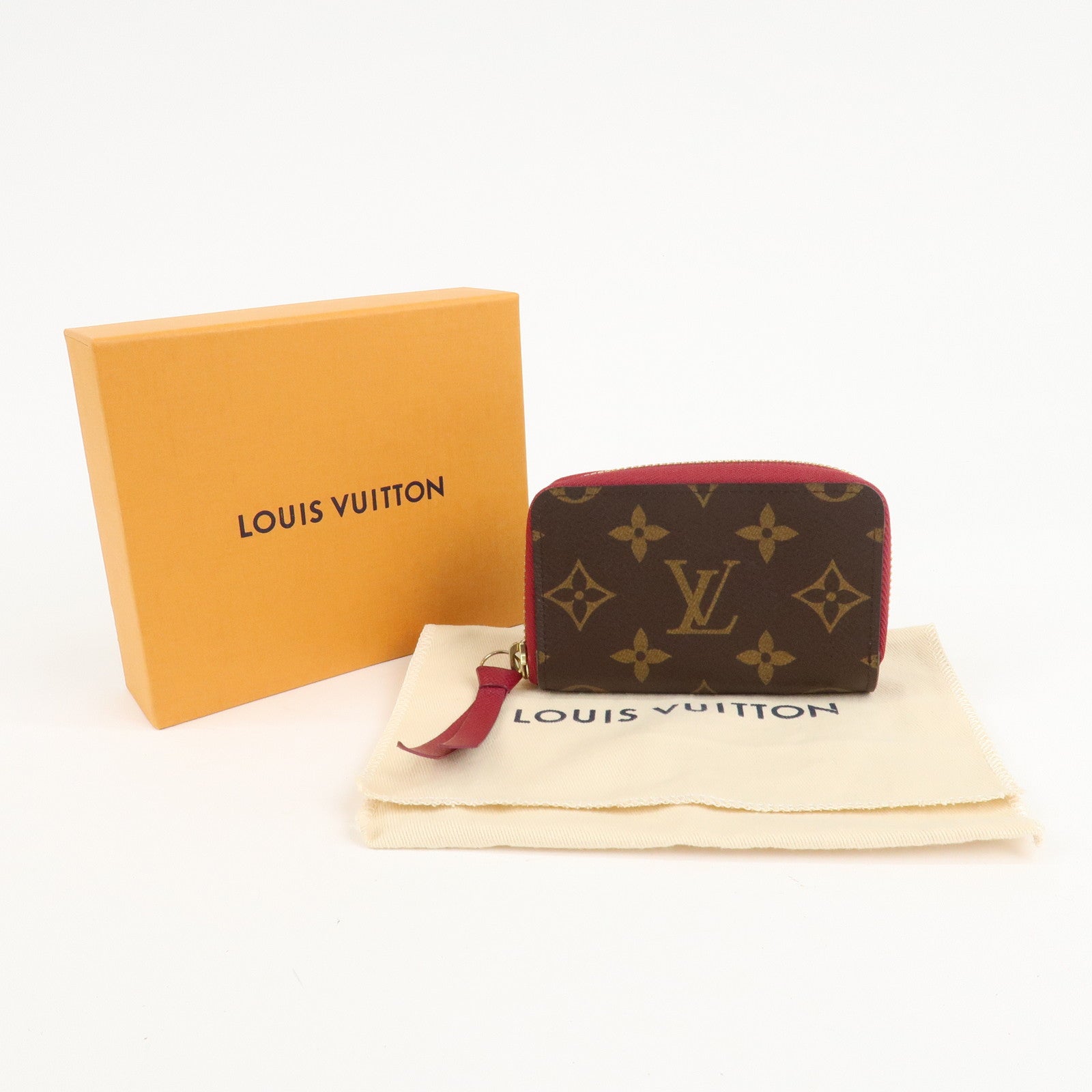 Louis Vuitton Monogram Multi Cartes Coin Case Wallet M61299 Used