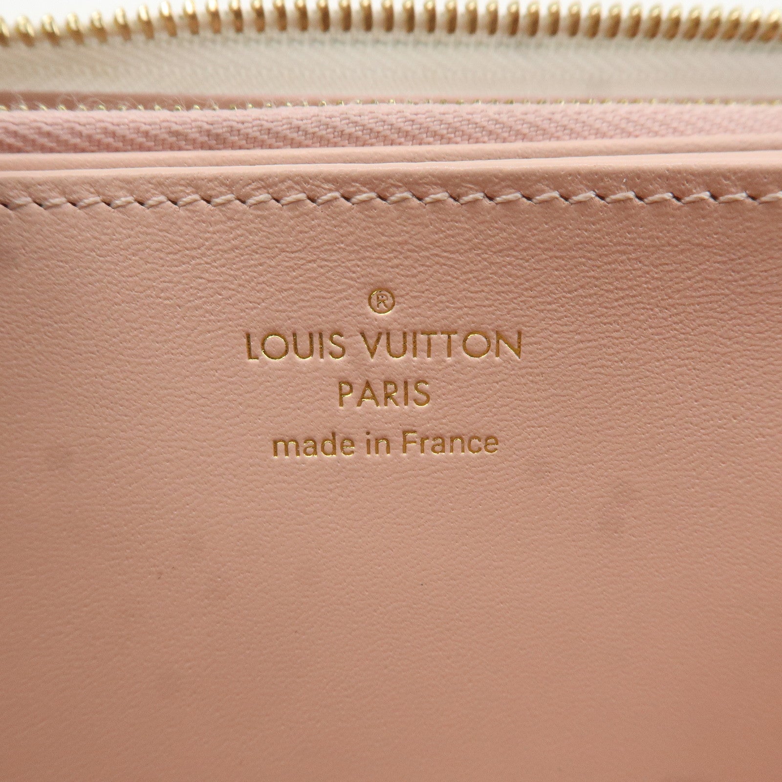 Louis Vuitton Garden Monogram Zippy Wallet Blanc M81694