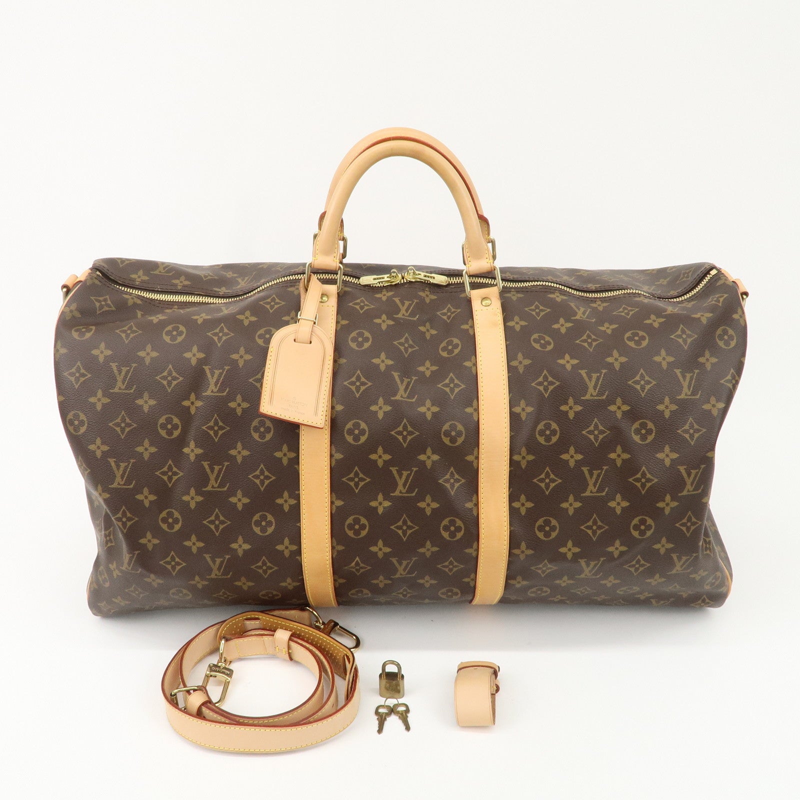 Louis Vuitton Monogram Keep All Bandouliere 60 Bag M41412 Used