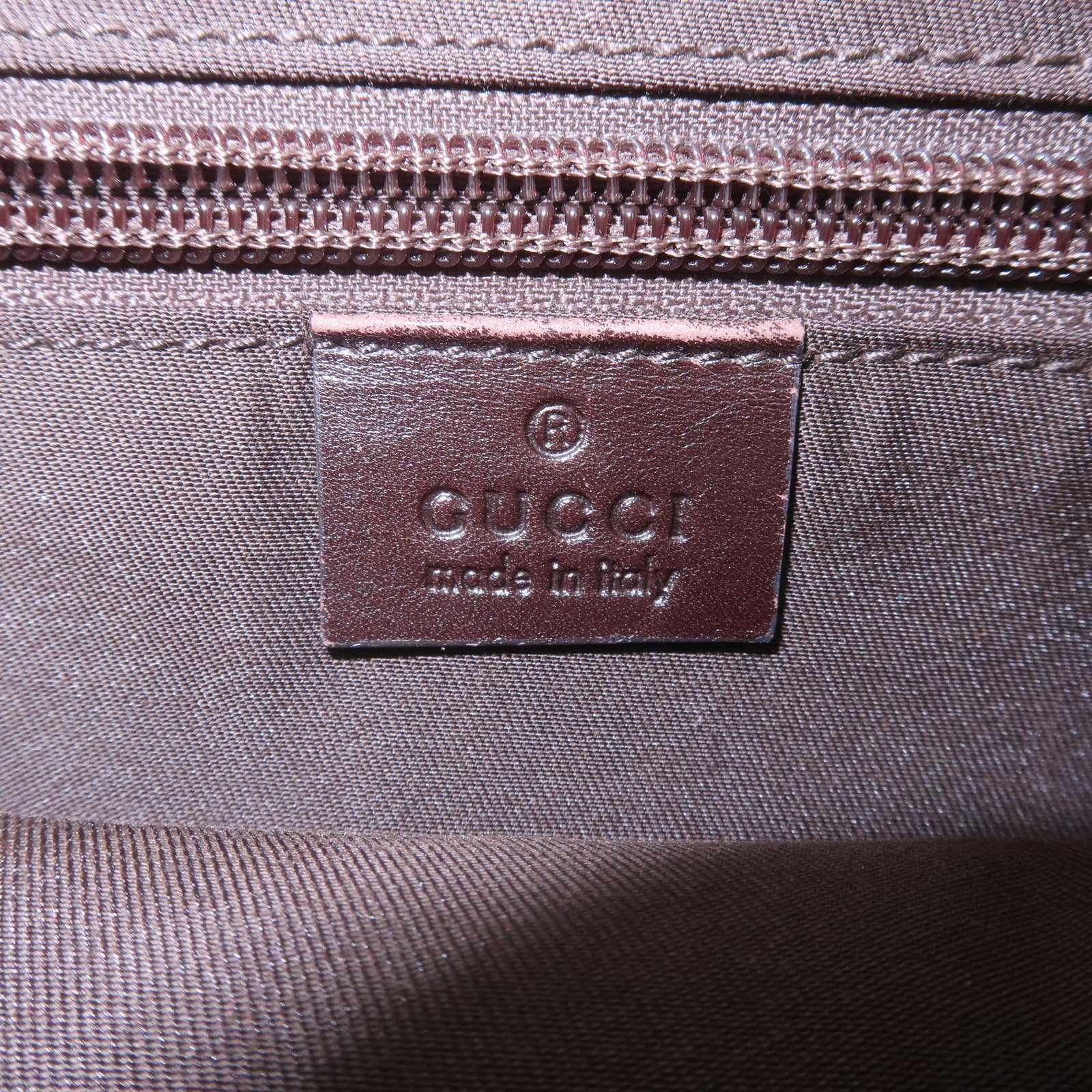 GUCCI GG Canvas Leather Shoulder Bag Crossbody Bag Brown 145857