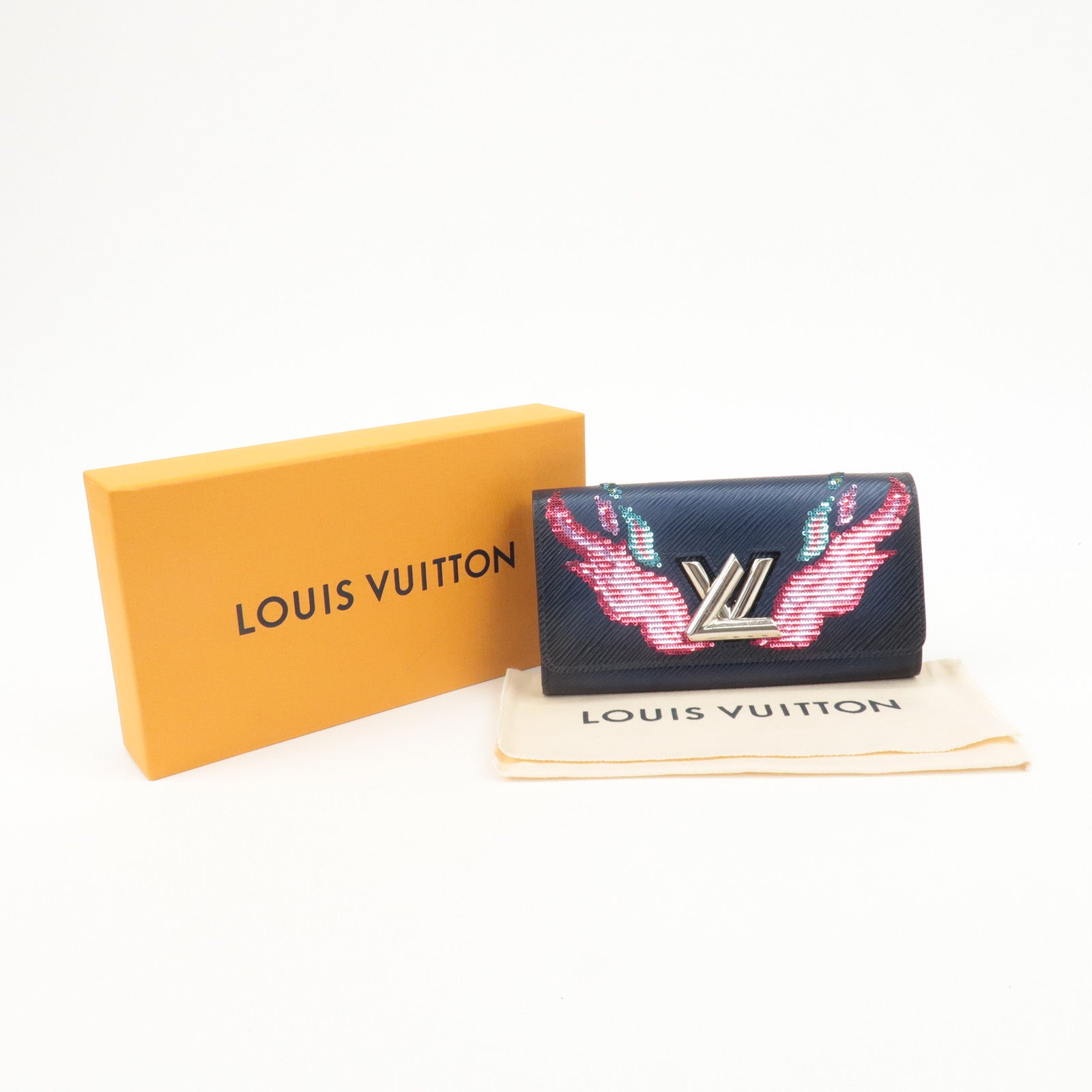 Louis Vuitton Epi Portefeuille Twist Gradation Long Wallet M64040 Used