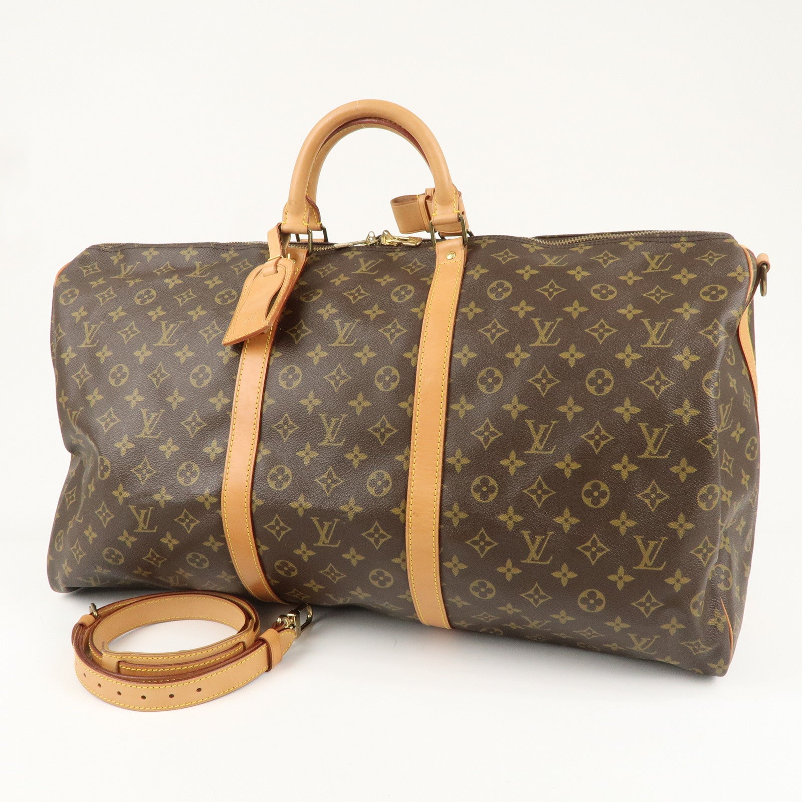 Louis Vuitton Monogram Keep All Bandouliere 60 Bag M41412