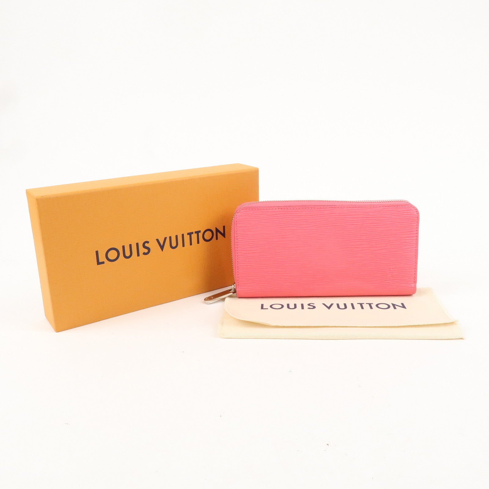 Louis Vuitton Epi Zippy Wallet Long Wallet Pink M69347