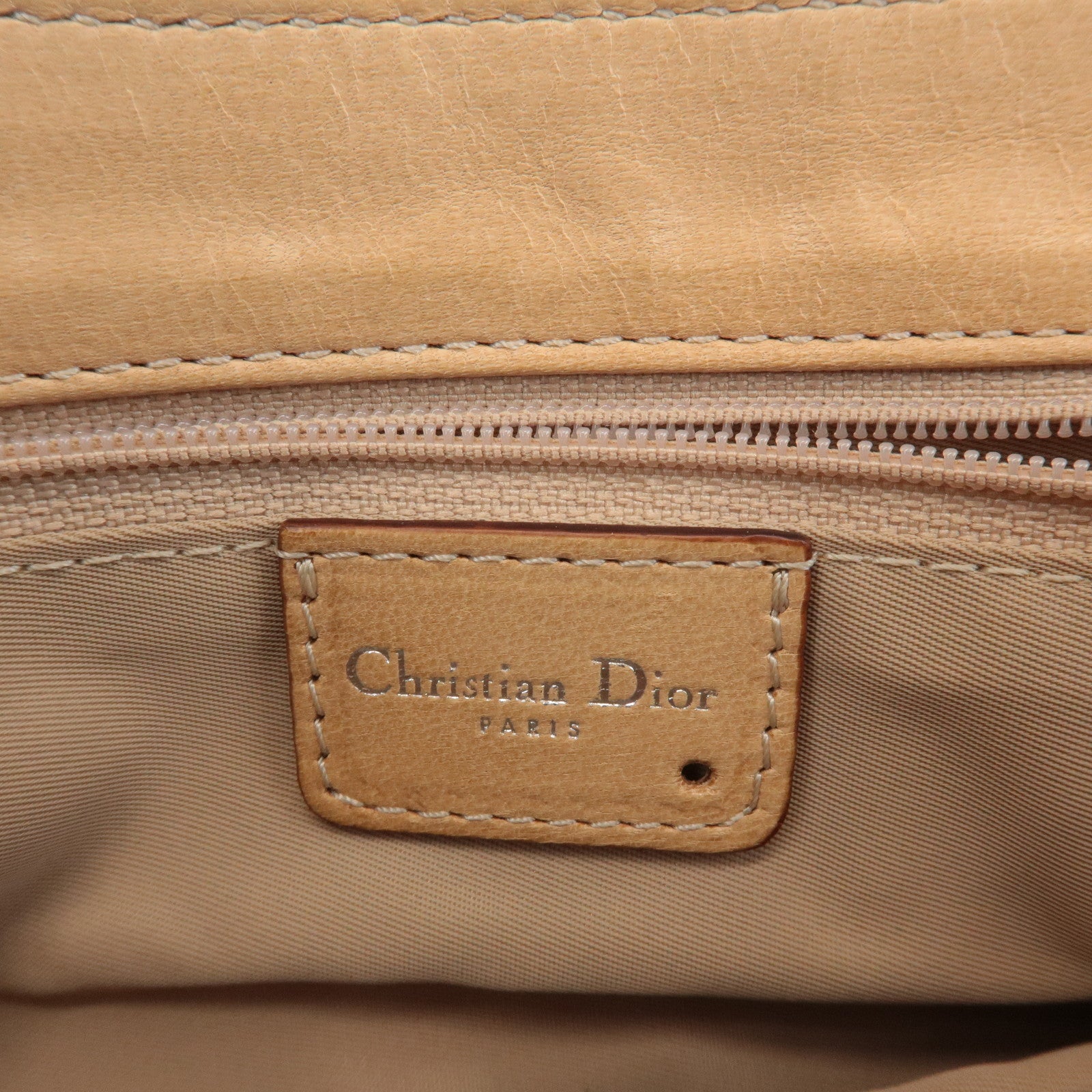 Christian Dior Street Chic Trotter Canvas Leather Shoulder Bag