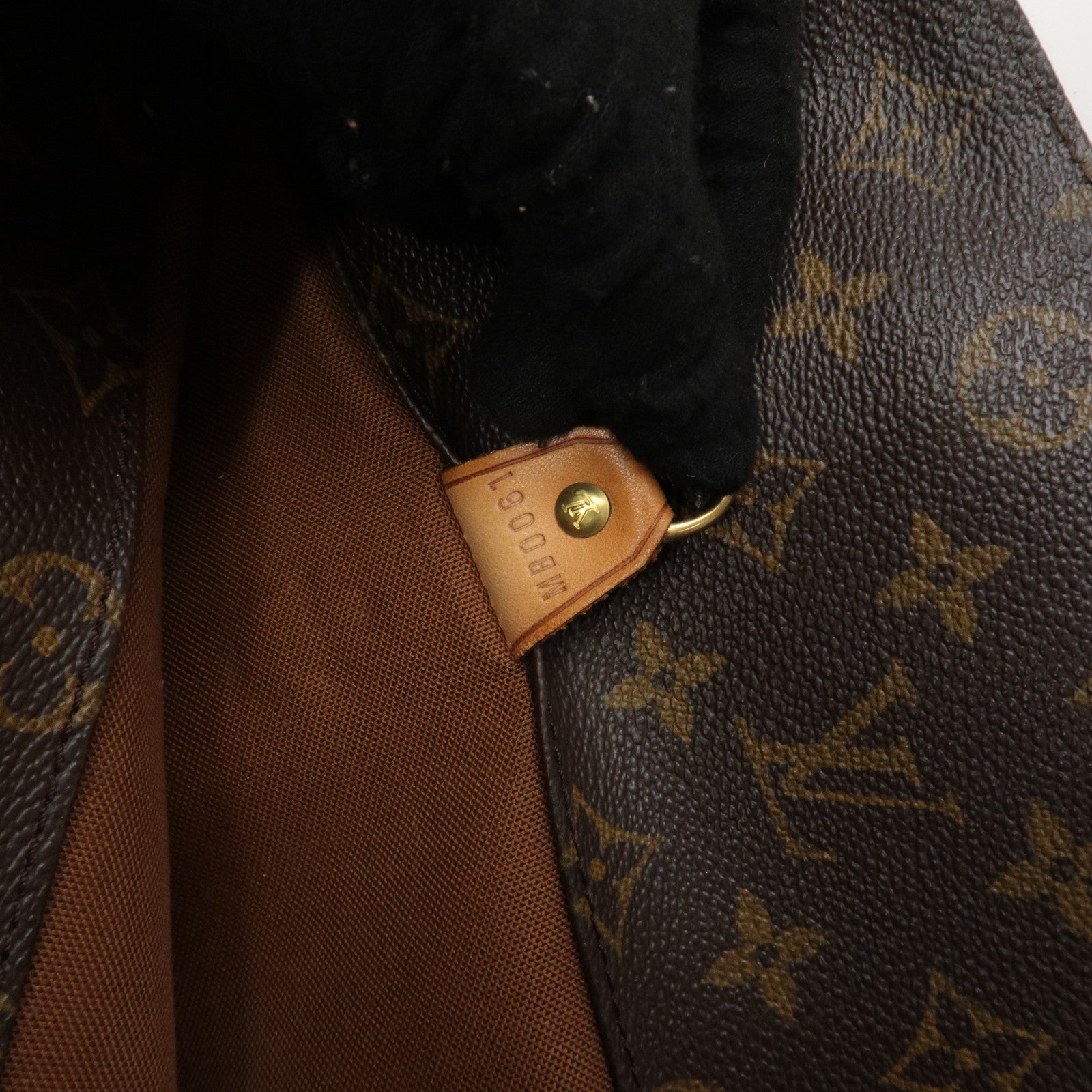 Louis Vuitton Monogram Sac Shopping Shoulder Bag Brown M51108