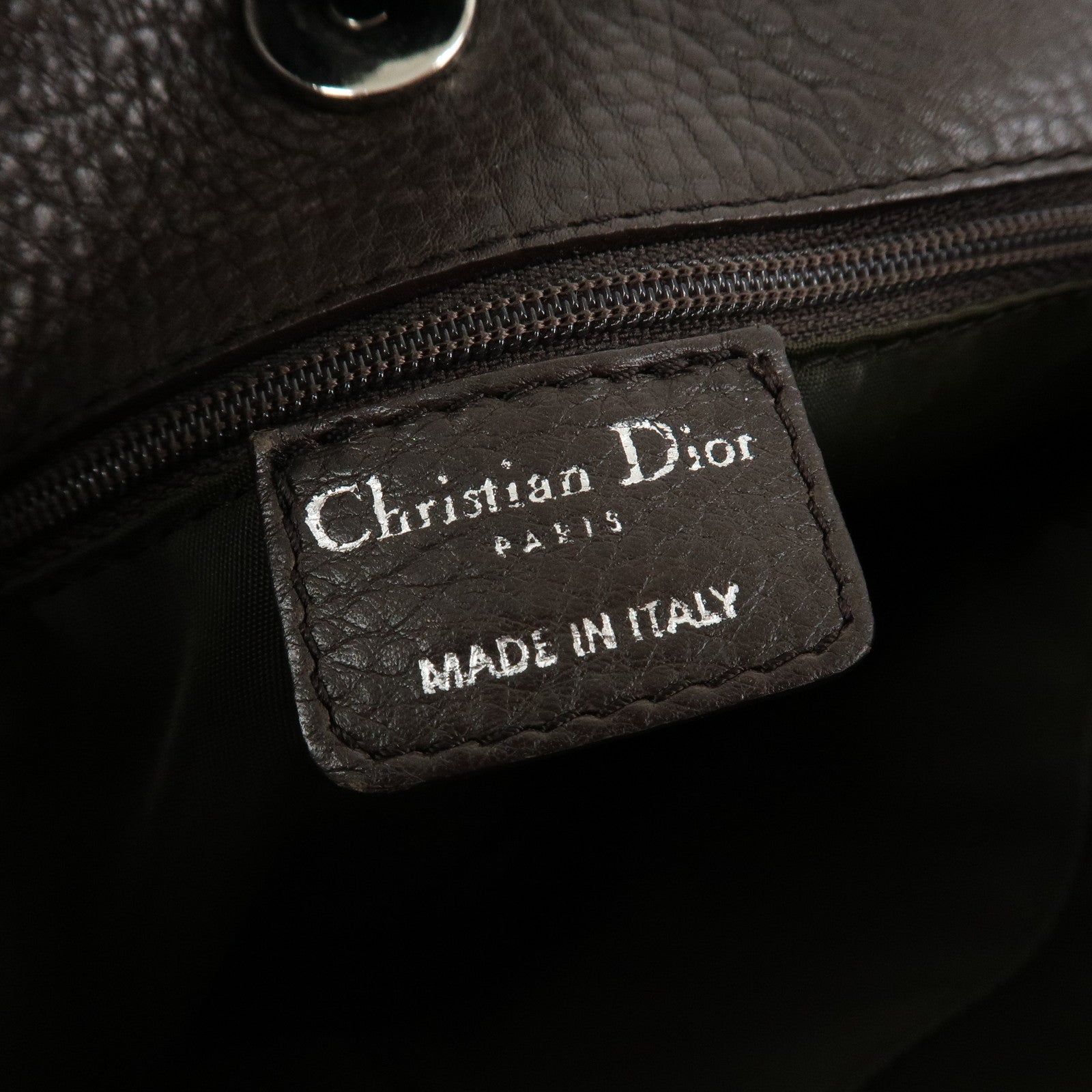 Christian Dior Trotter Street Chic Canvas Leather Hand Bag