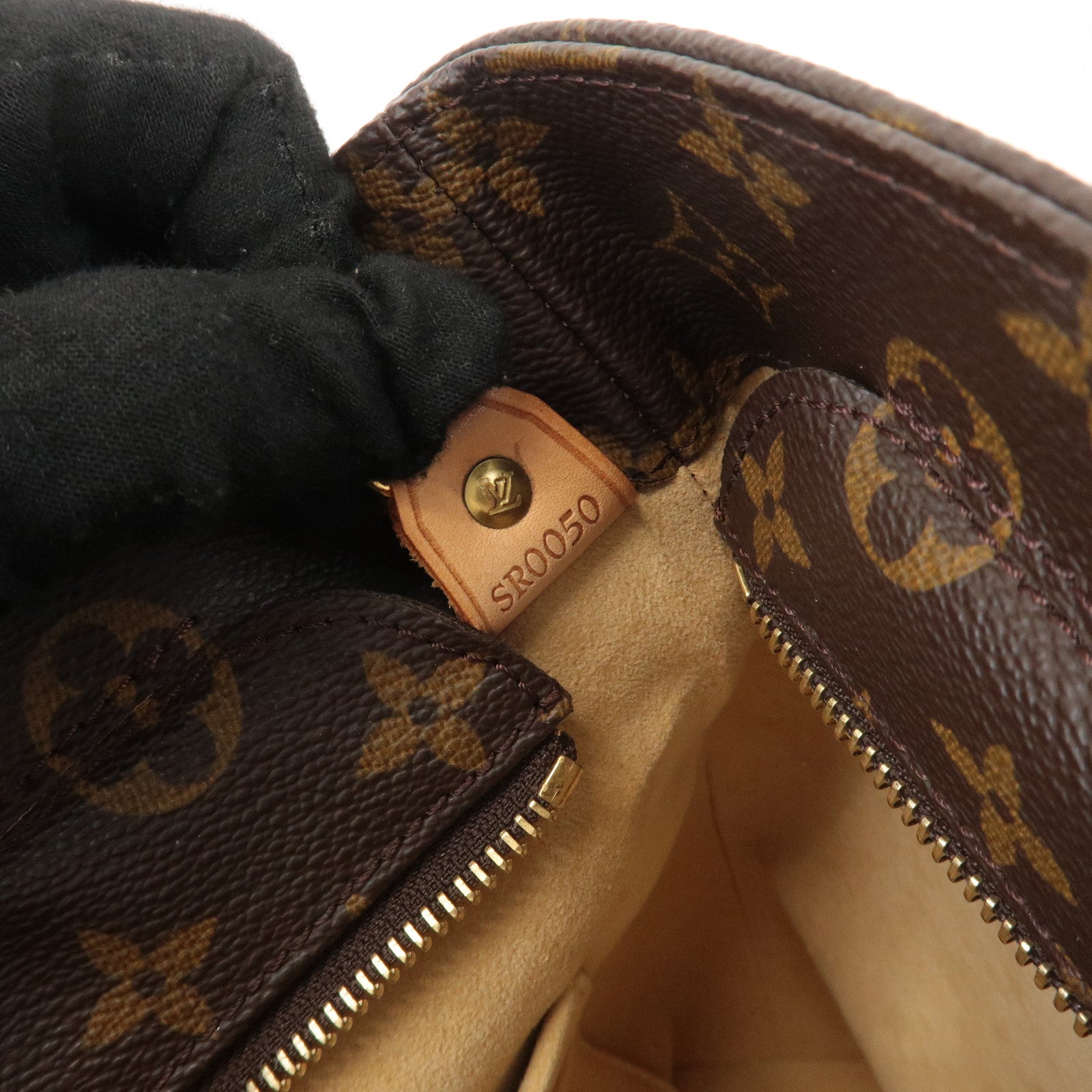 Louis Vuitton Monogram Luco Tote Bag Hand Bag Brown M51155 Used