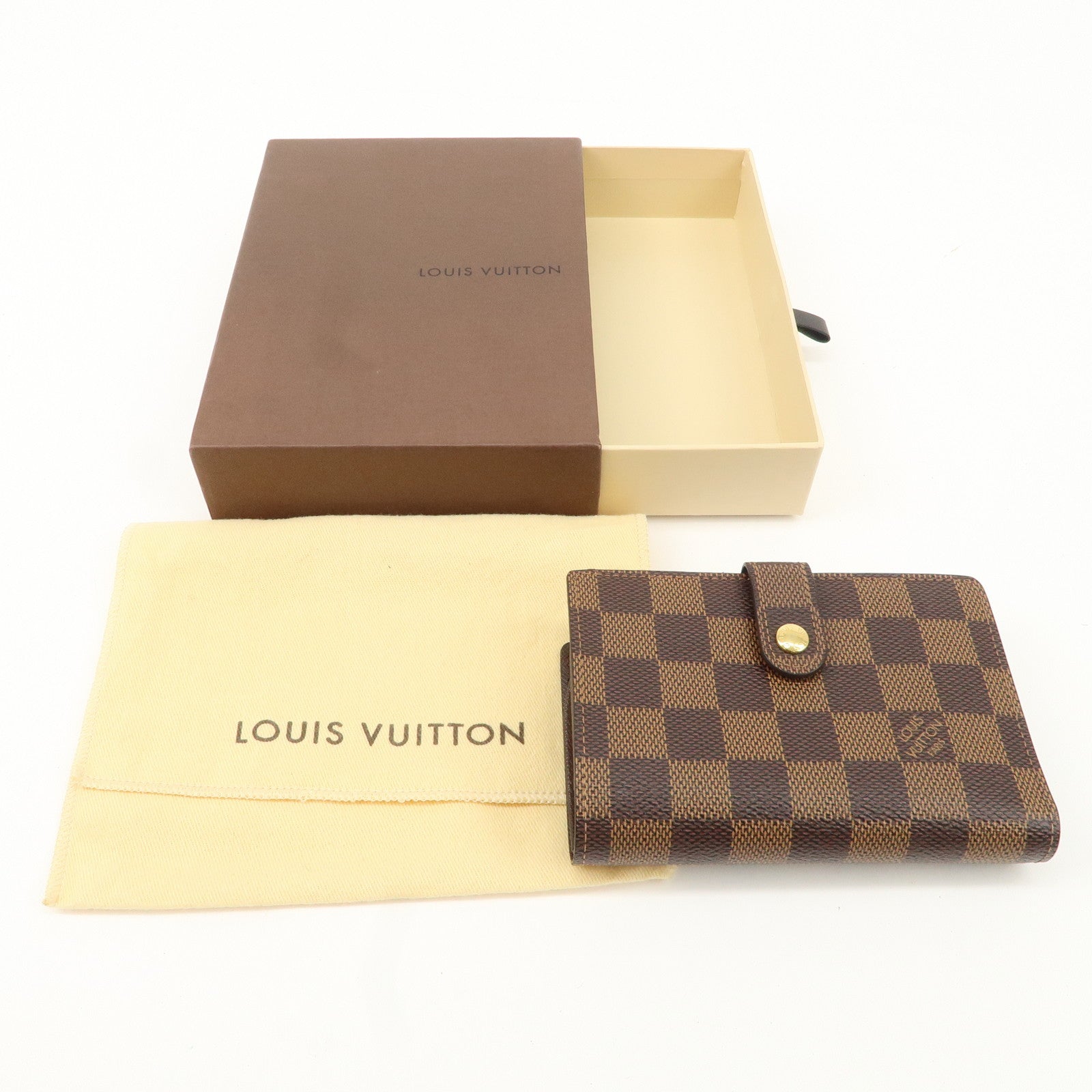 Louis Vuitton Damier Portefeuille Viennois Wallet N61674