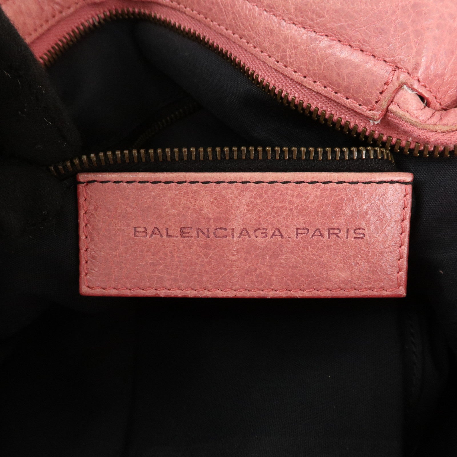 BALENCIAGA The Town Leather 2way Bag Hand Bag Pink 240579