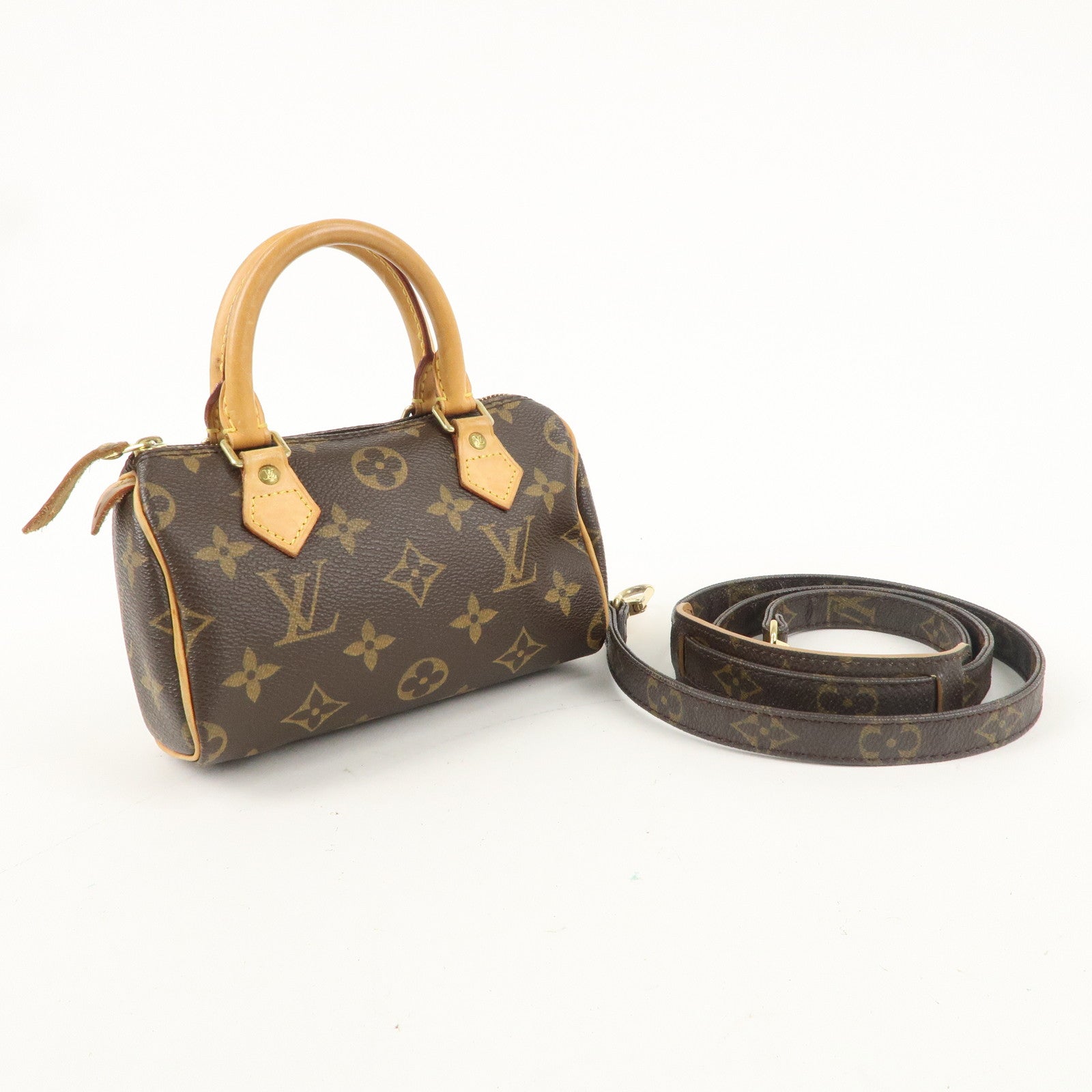 Louis Vuitton Monogram Mini Speedy 
Strap 120cm 1.6cm M41534