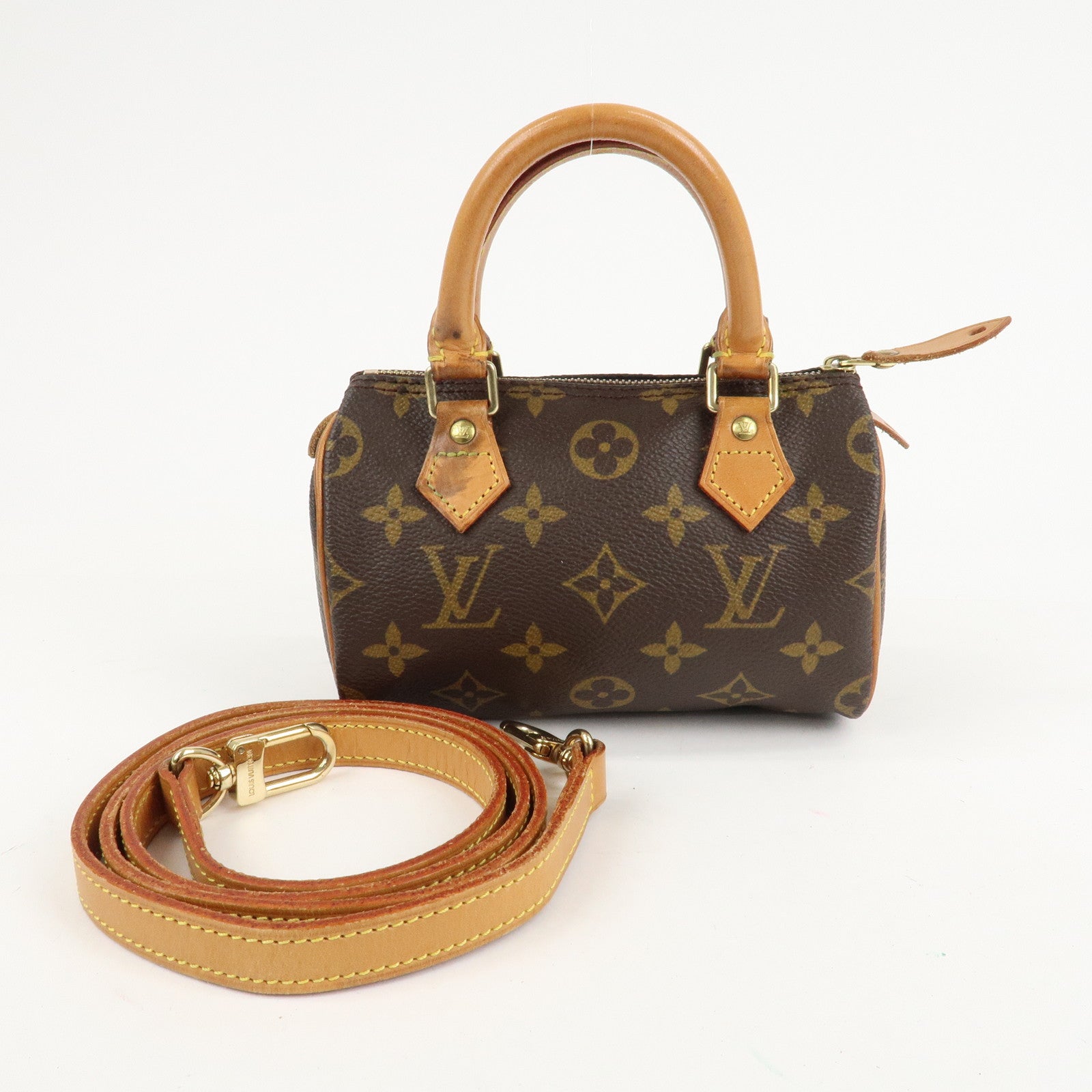 Louis Vuitton Monogram Mini Speedy 
Strap M41534 J75010