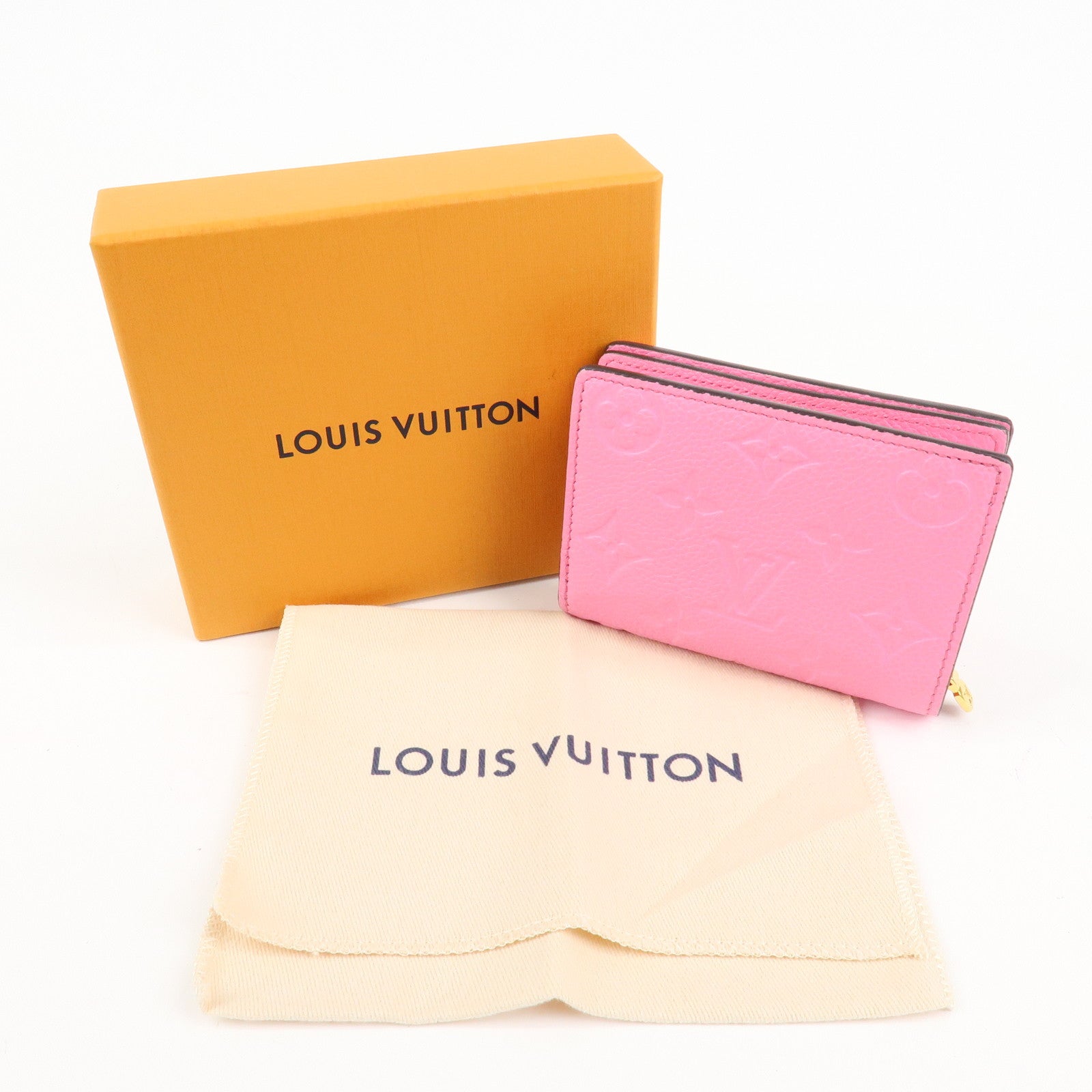 Louis Vuitton Monogram Empreinte Portefeuille Clea Wallet M82514 Used