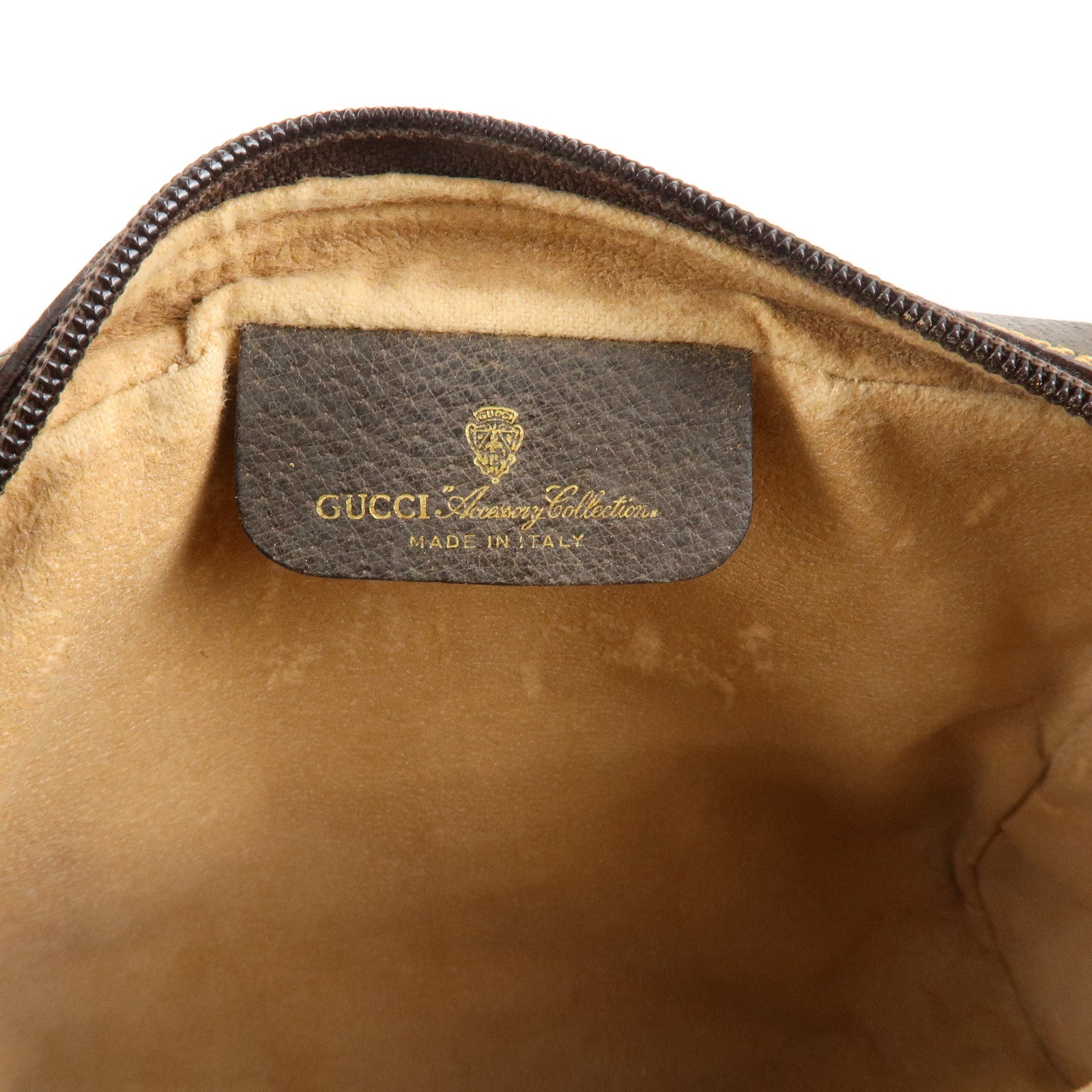 GUCCI Old Gucci Sherry GG Supreme Leather Shoulder Bag 010.378 Used