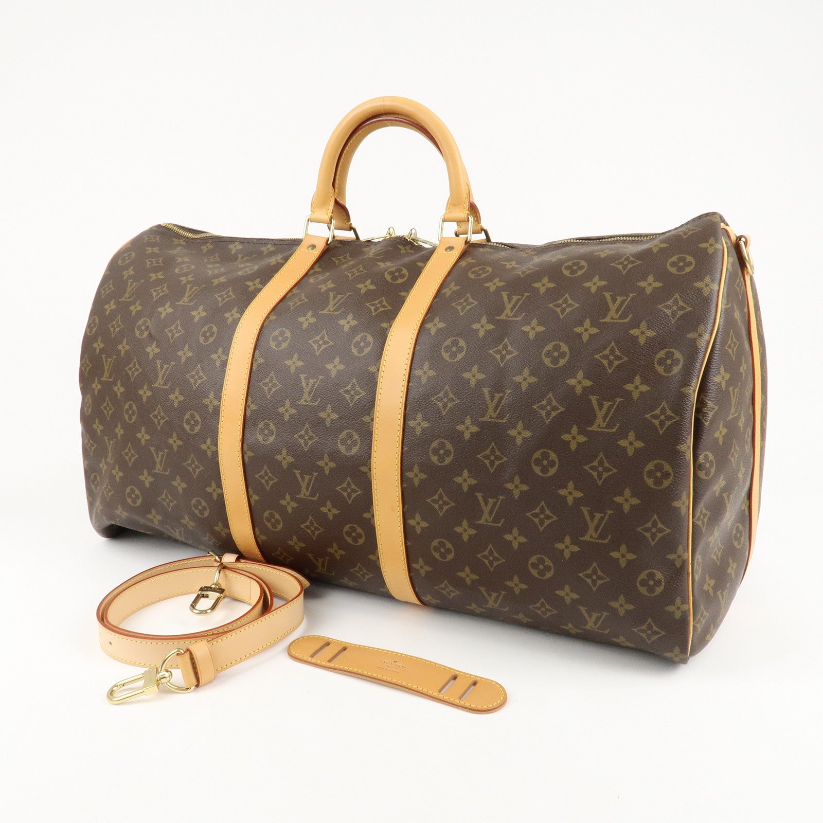 Louis Vuitton Monogram Keep All Bandouliere 60 Bag M41412