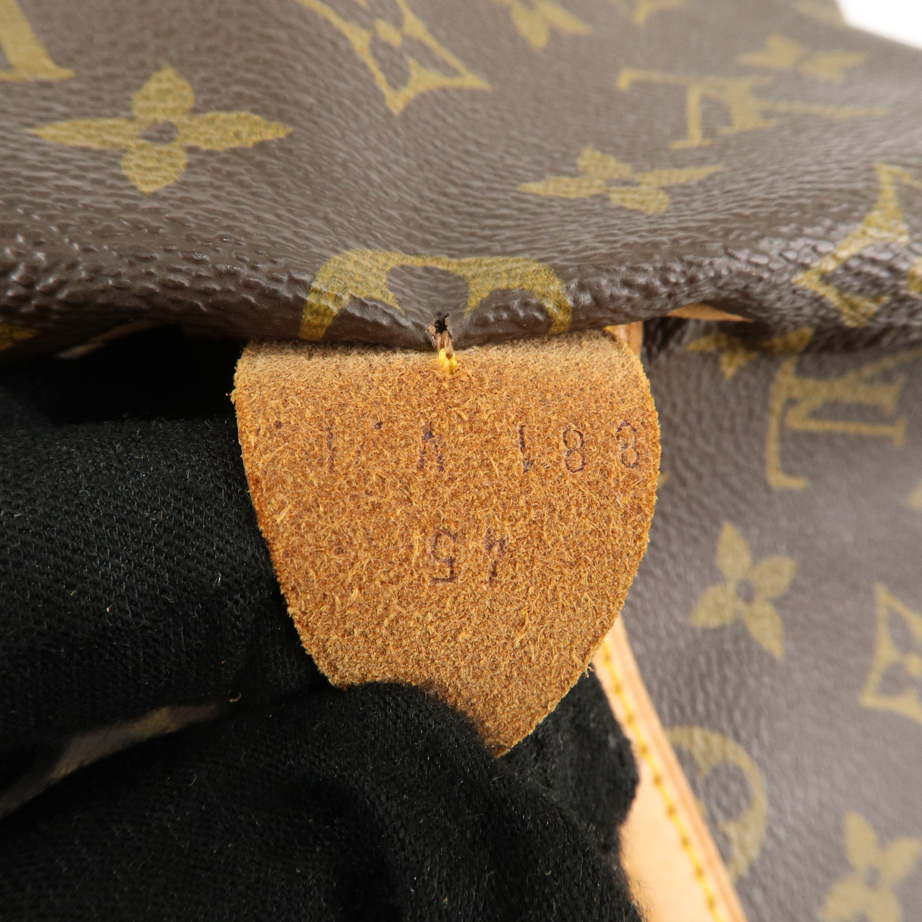 Louis Vuitton Monogram Sac Souple 45 Boston Bag Brown M41624