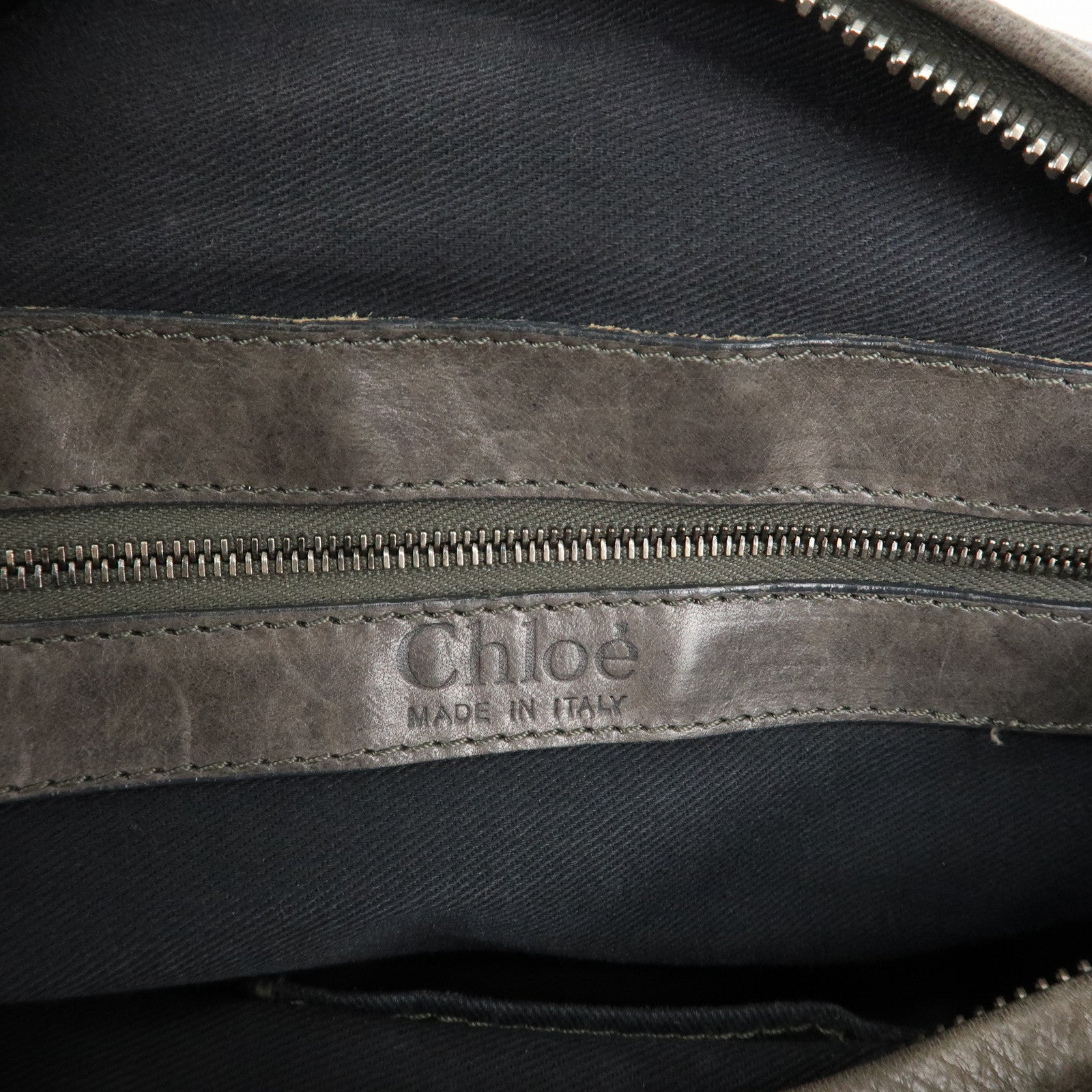 Chloe Leather Silverado Boston Bag Shoulder Bag Brown