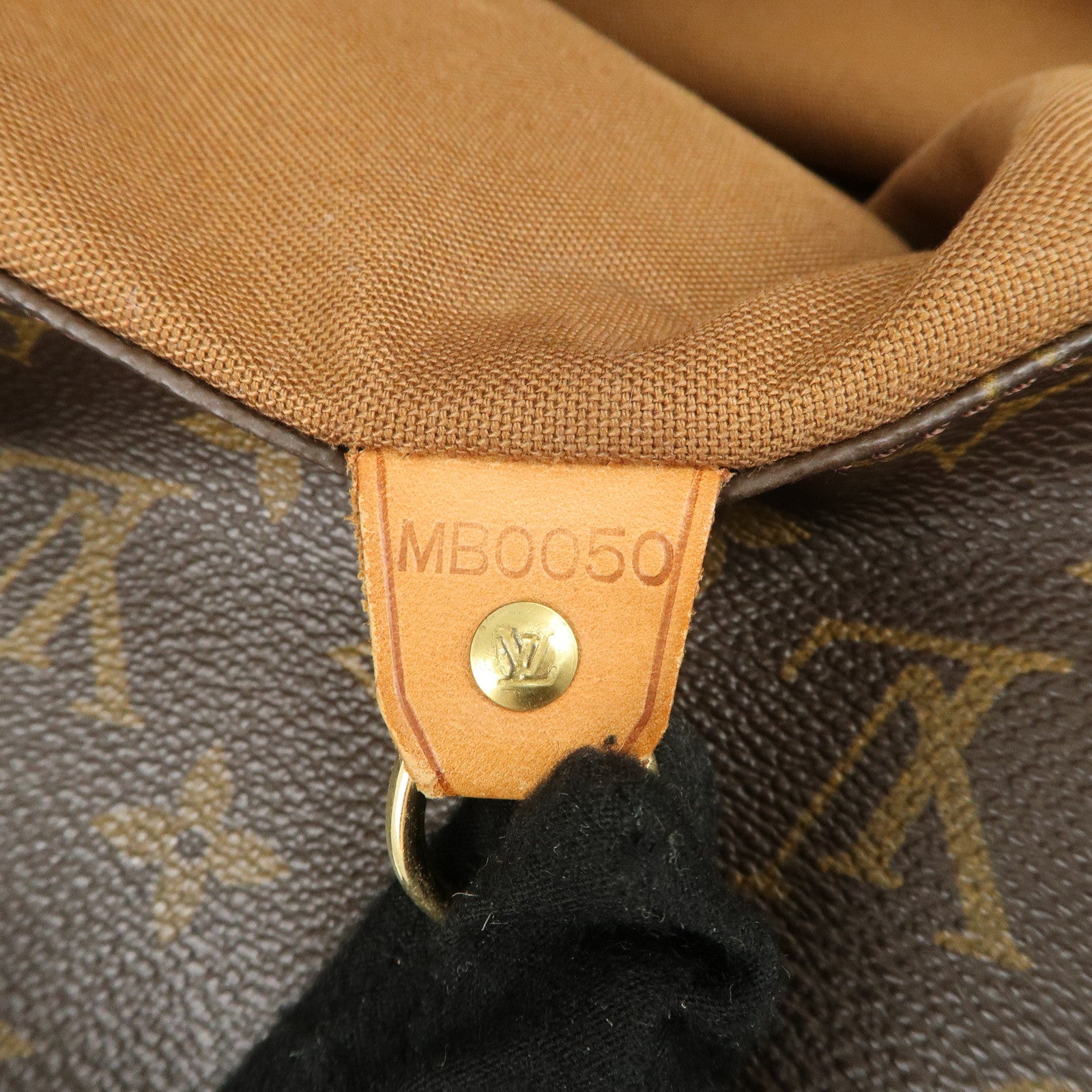 Louis Vuitton Monogram Sac Shopping Shoulder Bag Brown M51108 Used