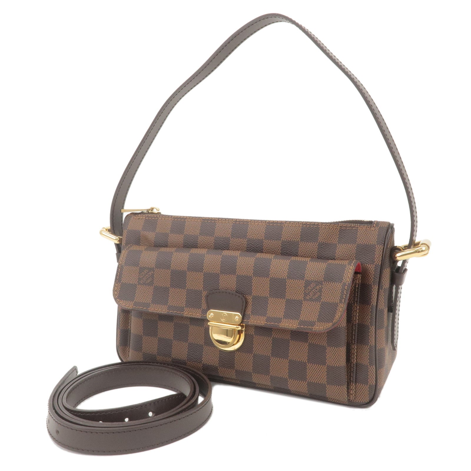 Louis Vuitton Damier Ravello GM Shoulder Bag Brown N60006