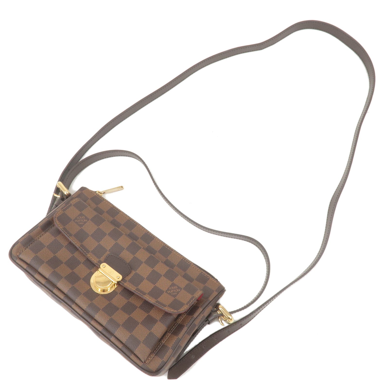 Louis Vuitton Damier Ravello GM Shoulder Bag Brown N60006