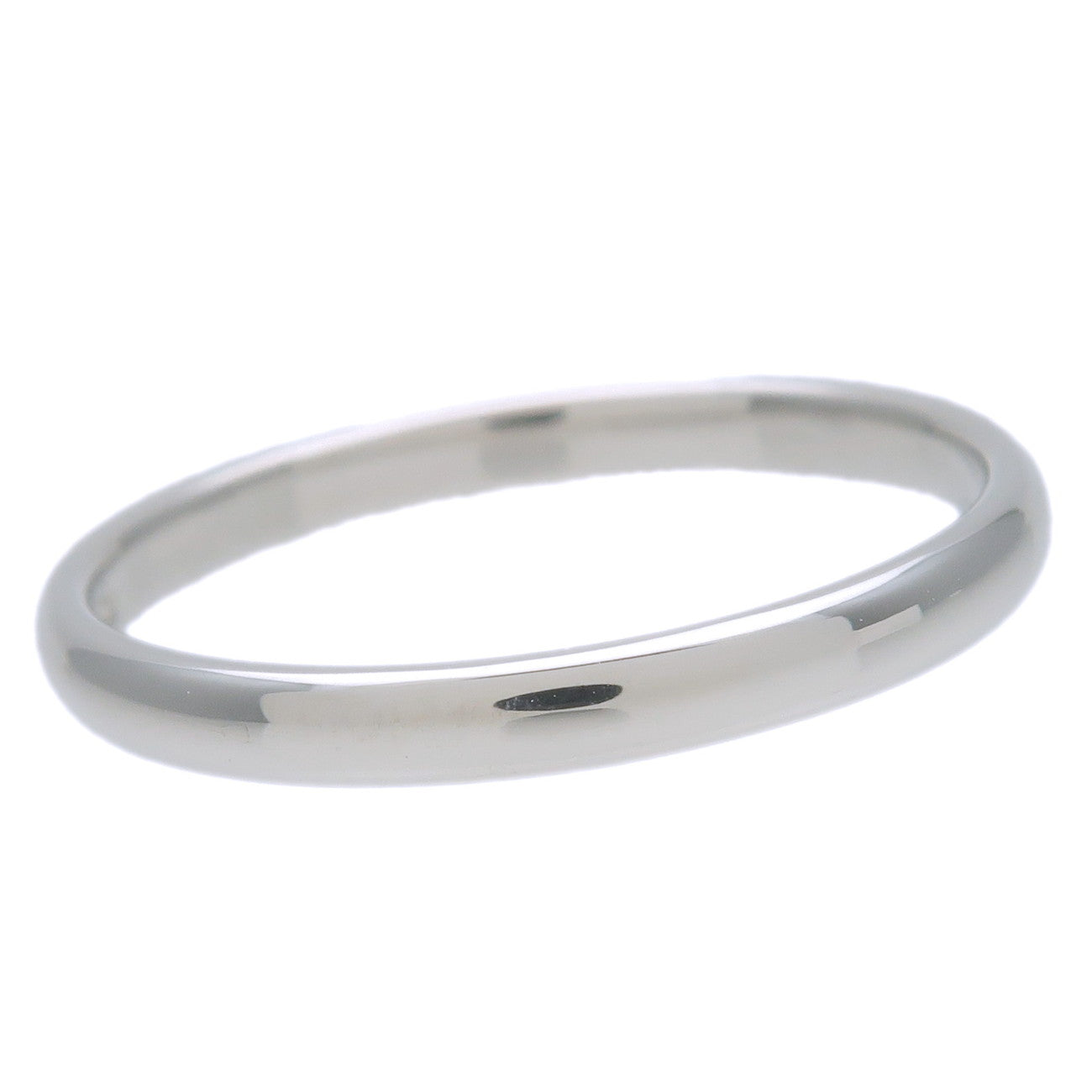 Tiffany&Co. Classic Band Ring PT950 Platinum US4.0-4.5 EU47.5 HK9