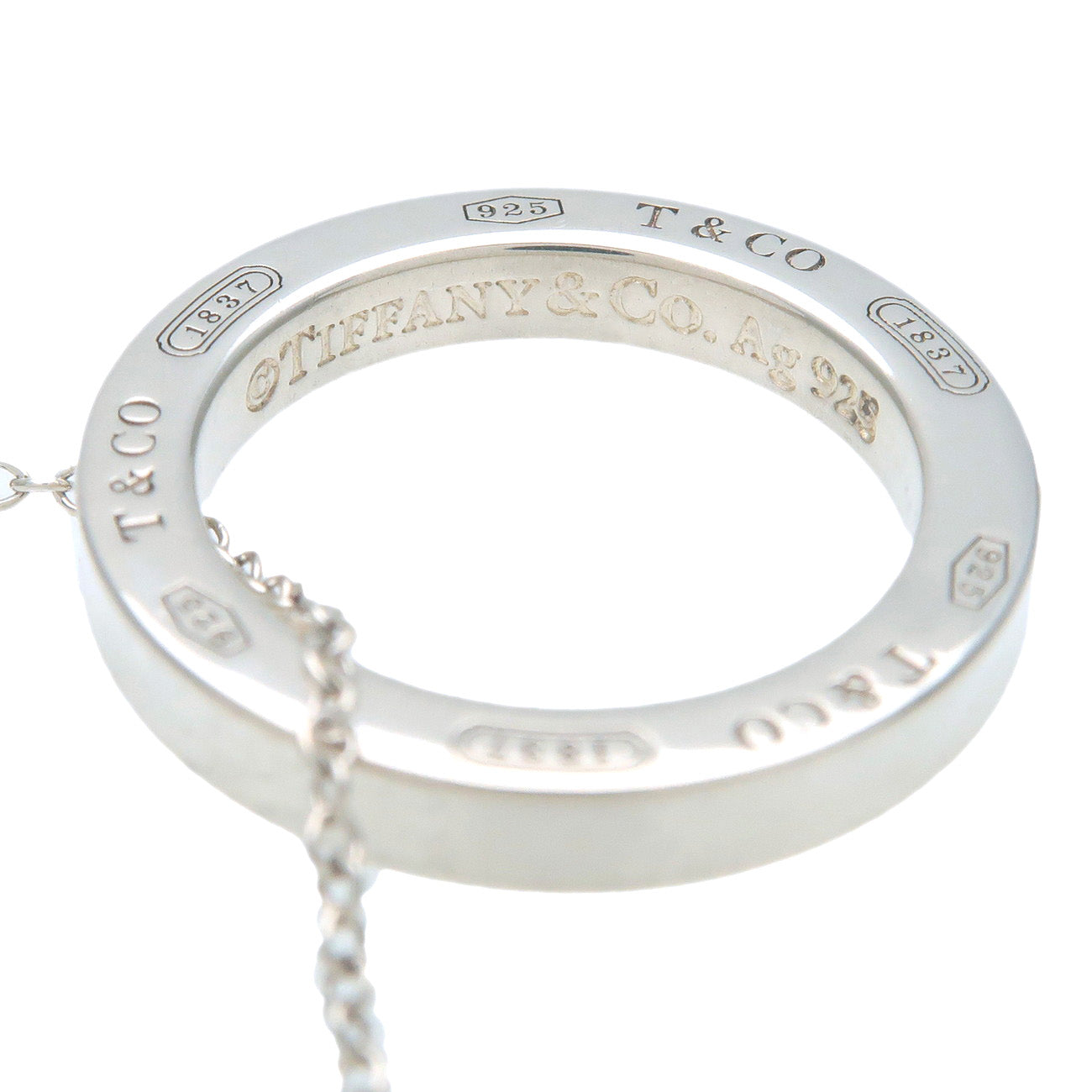 Tiffany&Co. Circle Necklace Medium SV925 Silver