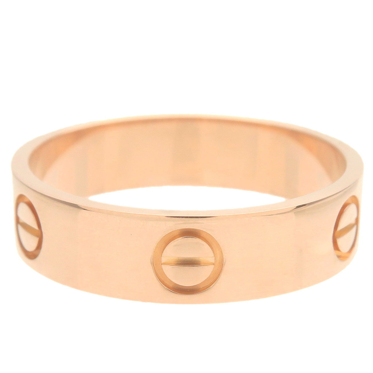 Cartier Love Ring Multi Color Stone #62 K18PG 750PG Rose Gold