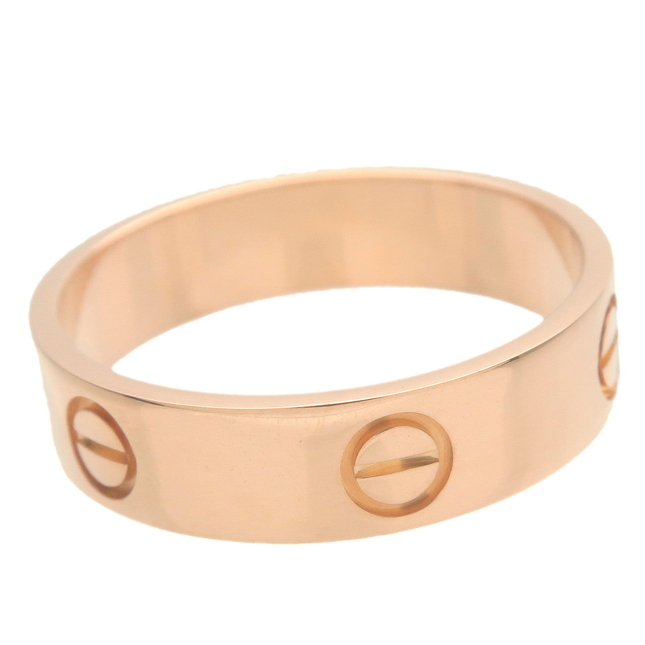 Cartier Love Ring Multi Color Stone #62 K18PG 750PG Rose Gold