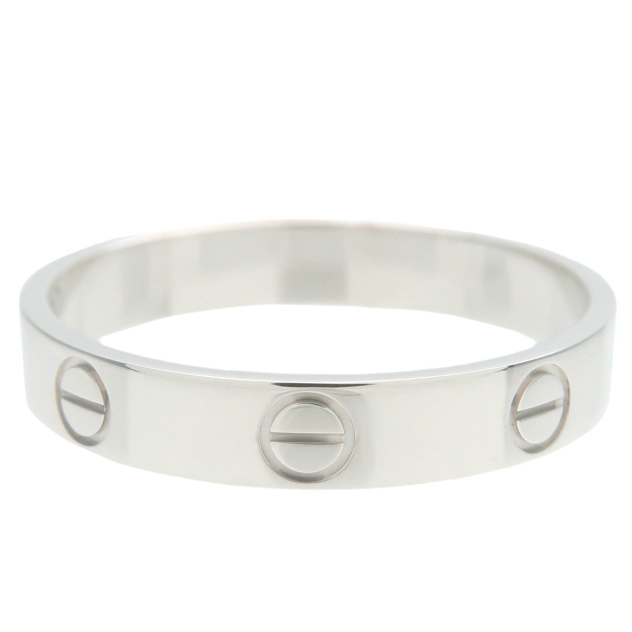 Cartier Mini Love Ring #58 US8.5 EU58.5 HK19 K18WG White Gold