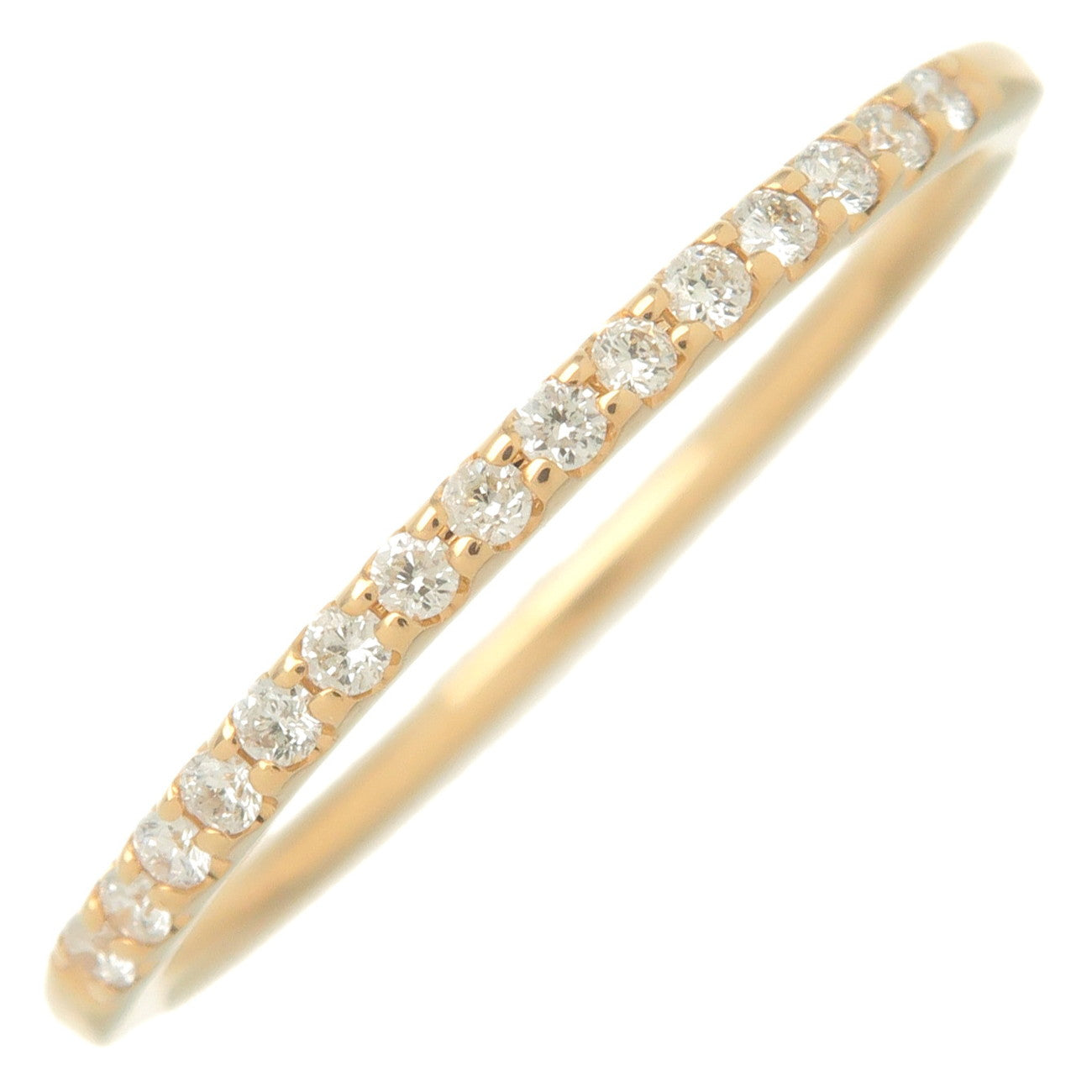 4C-15P-Diamond-Ring-K18YG-750YG-Yellow-Gold-US4.5-EU48-HK9.5