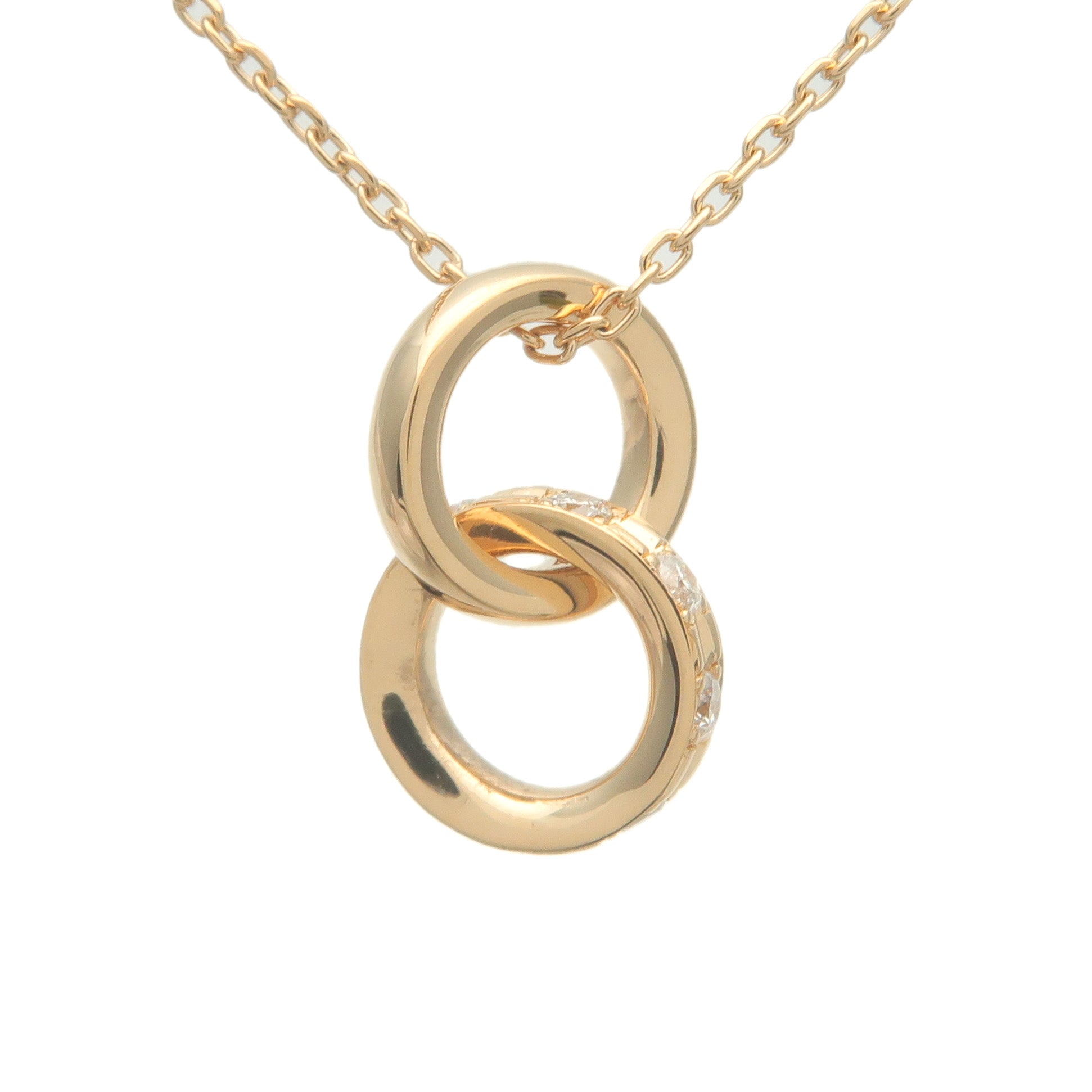 4C-8P-Diamond-Necklace-K18YG-750YG-Yellow-Gold