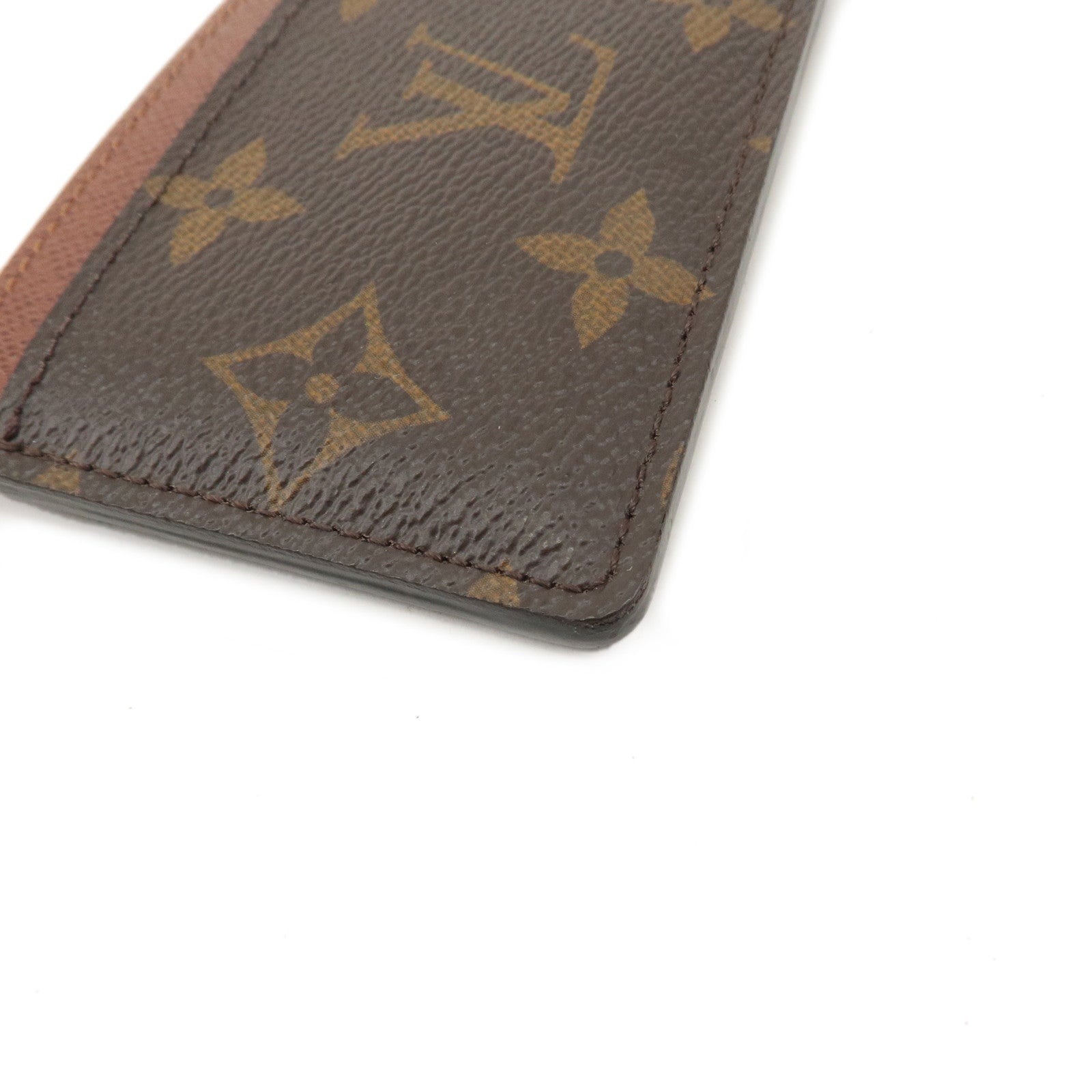 Louis Vuitton Monogram Porte Cartes Simple Card Case M61733