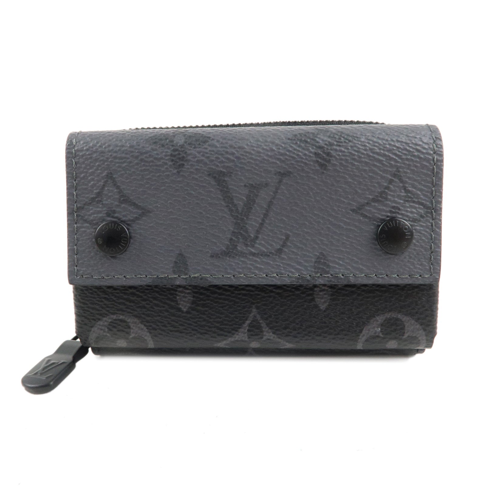 Louis-Vuitton-Monogram-Eclipse-Zippy-Organizer-Coin-Purse-M82771