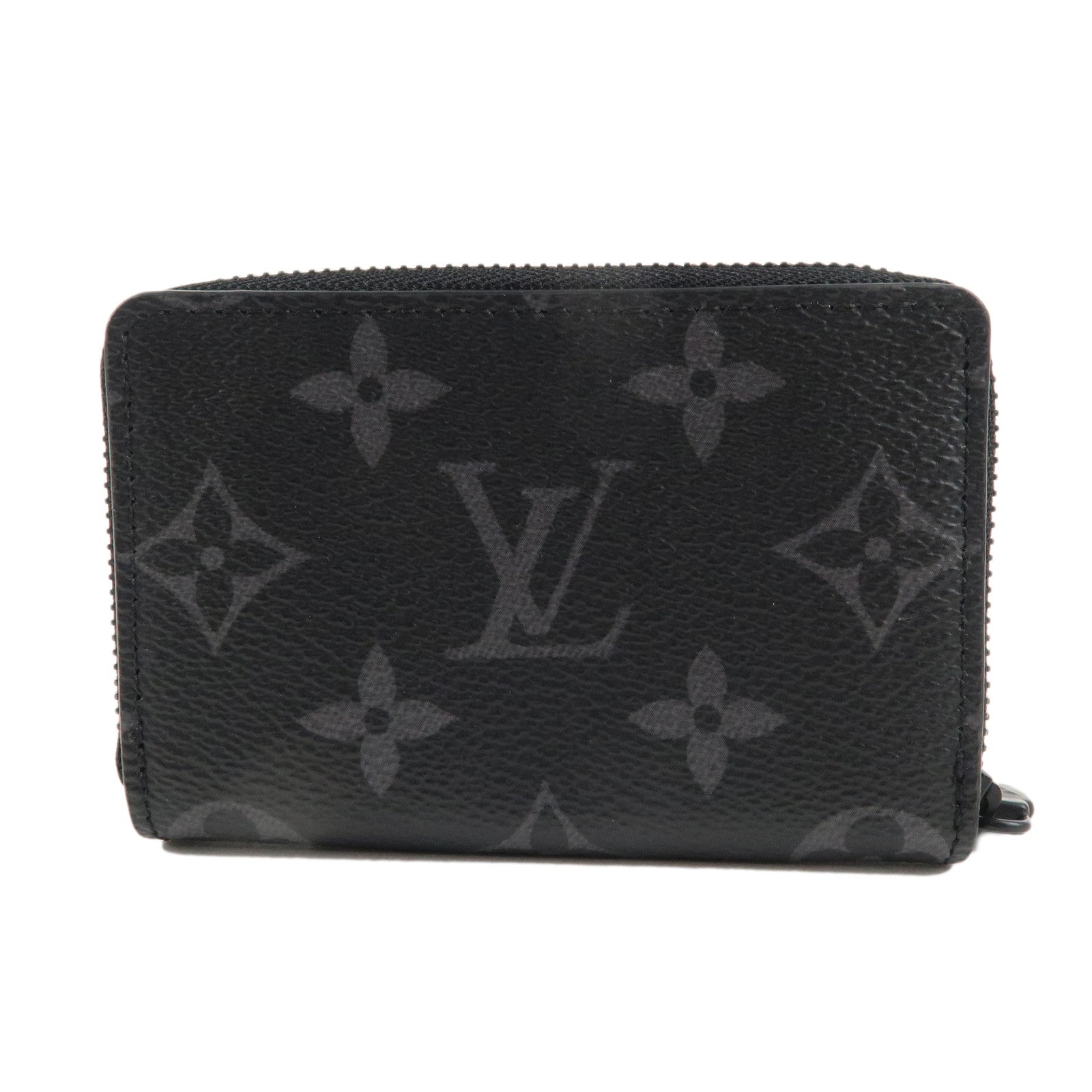 Louis Vuitton Monogram Eclipse Zippy Organizer Coin Purse M82771