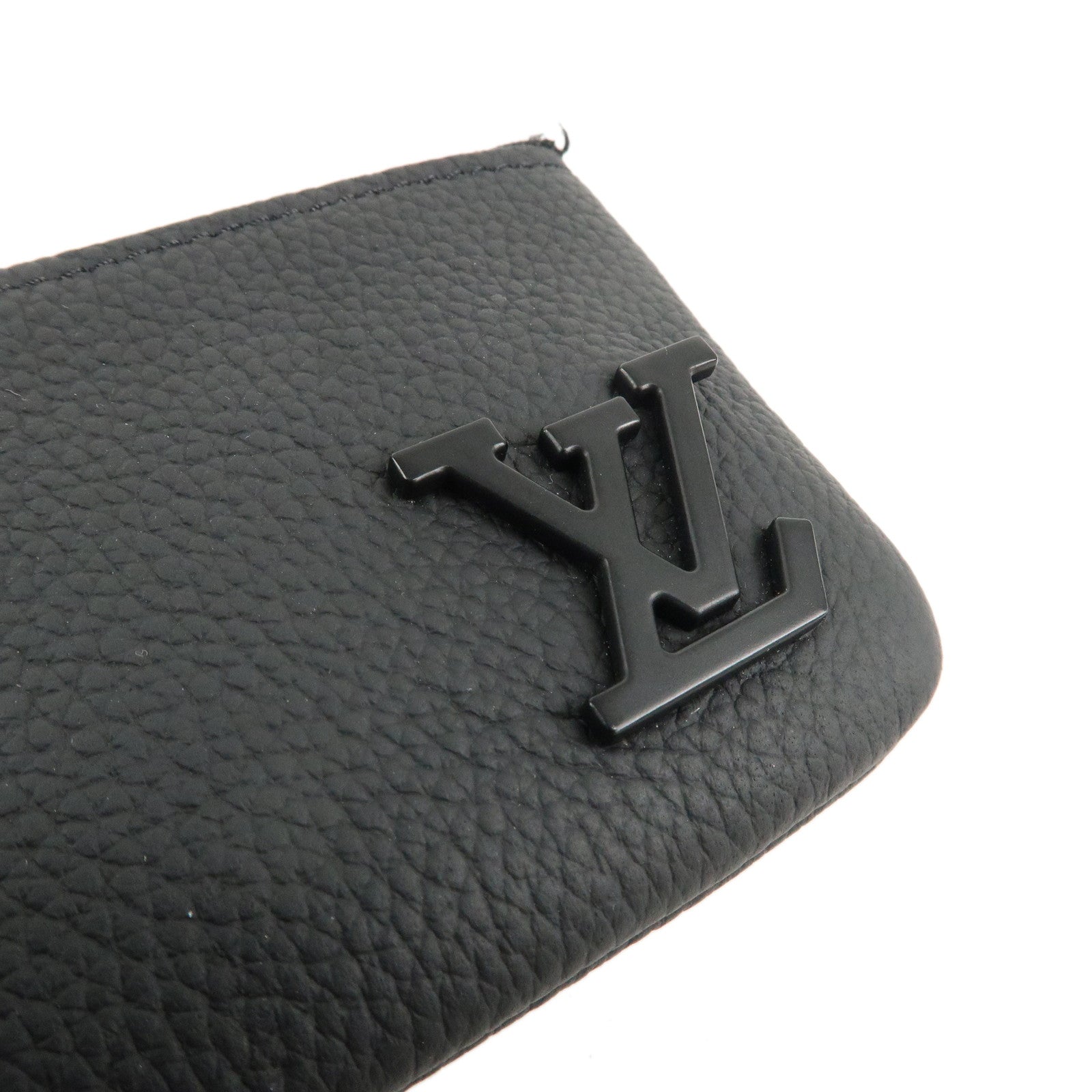 Louis Vuitton Aerogram Pochette Cles Purse Coin Case Noir M81031