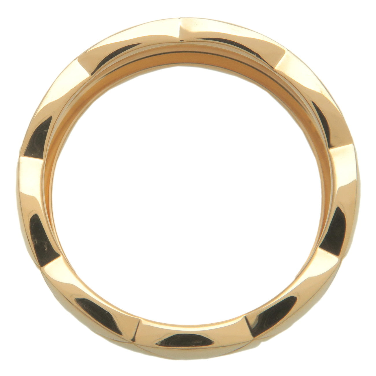 CHANEL Coco Crush Ring Medium K18 Yellow Gold #57 US8-8.5 EU57