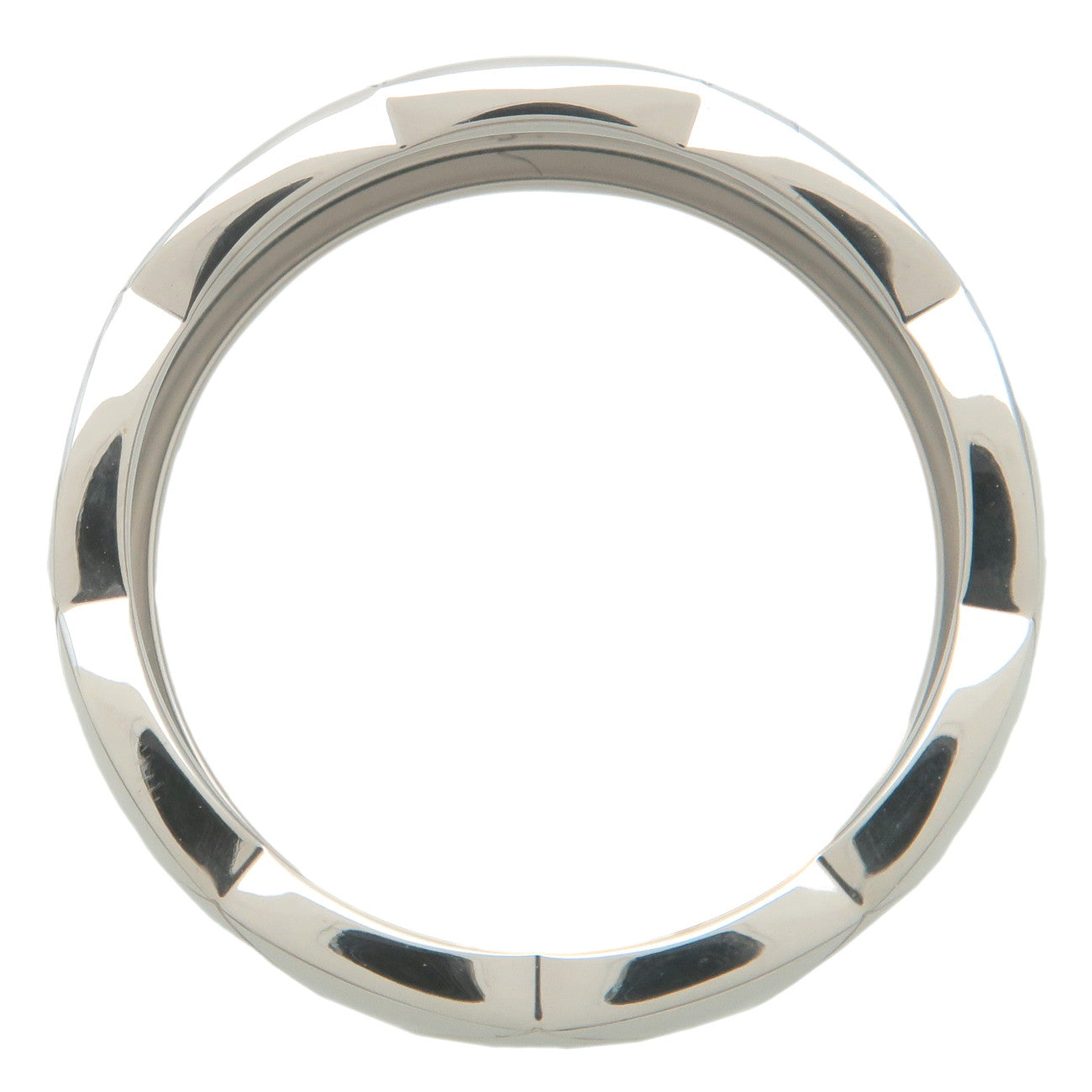 CHANEL COCO Cruch Ring Medium #57 K18WG 750WG White Gold US8