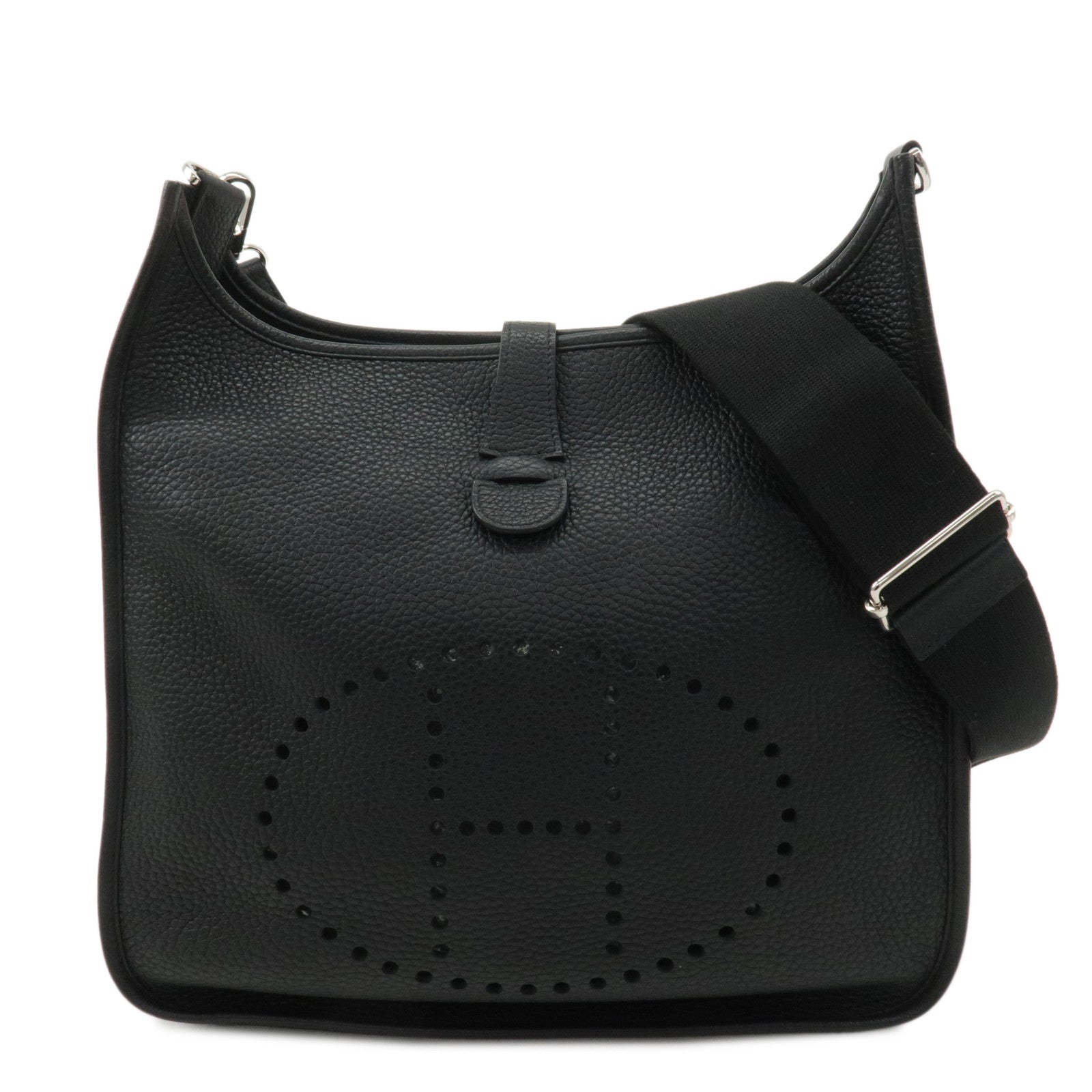 HERMES-Taurillon-Clemence-Evelyn-3GM-Shoulder-Bag-Black