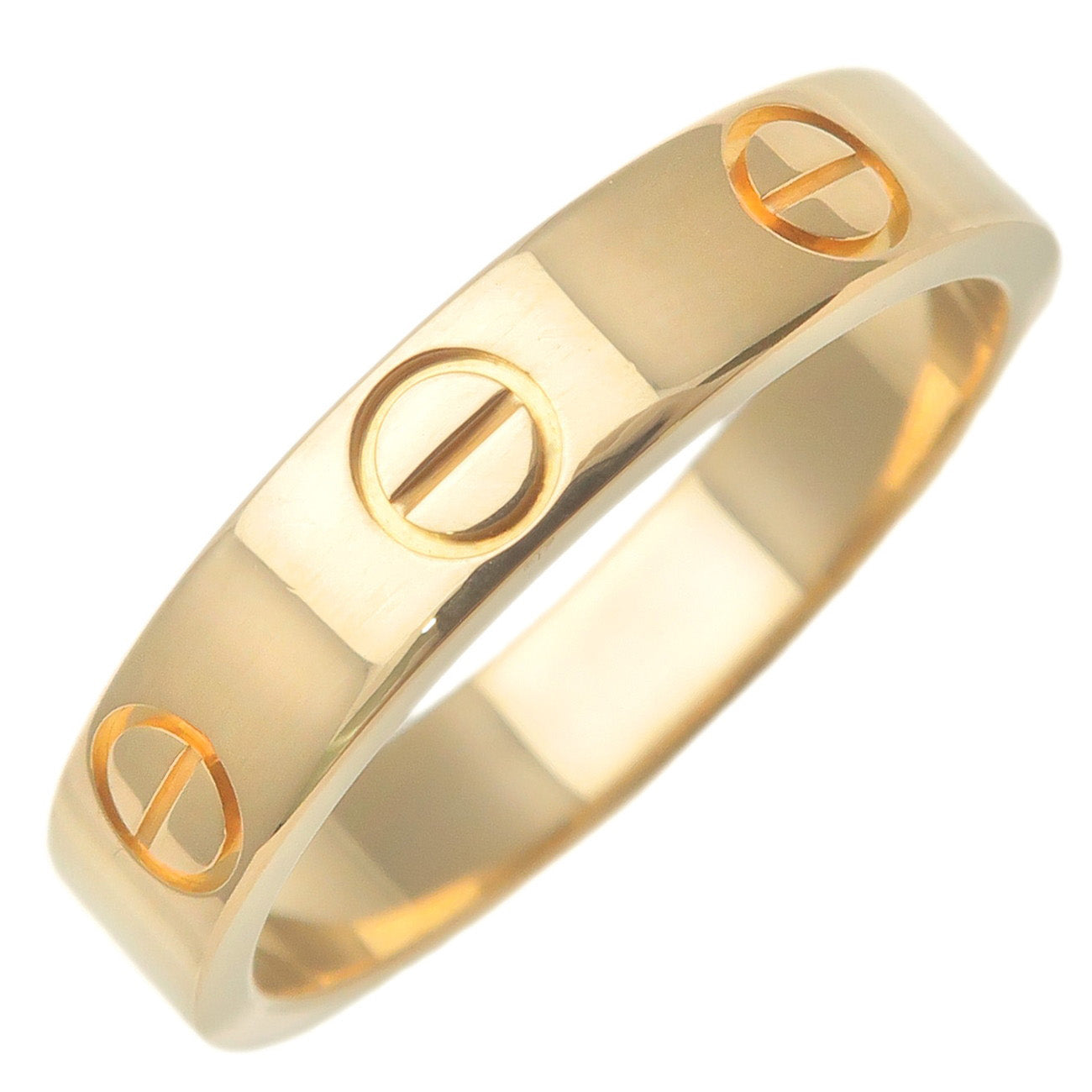 Cartier-Mini-Love-Ring-K18YG-750YG-Yellow-Gold-#49-US5-EU49