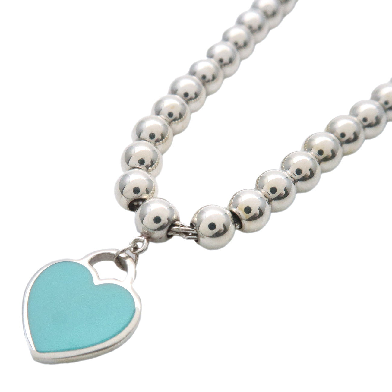 Tiffany&Co. Return to Tiffany Mini Heart Ball Chain Bracelet