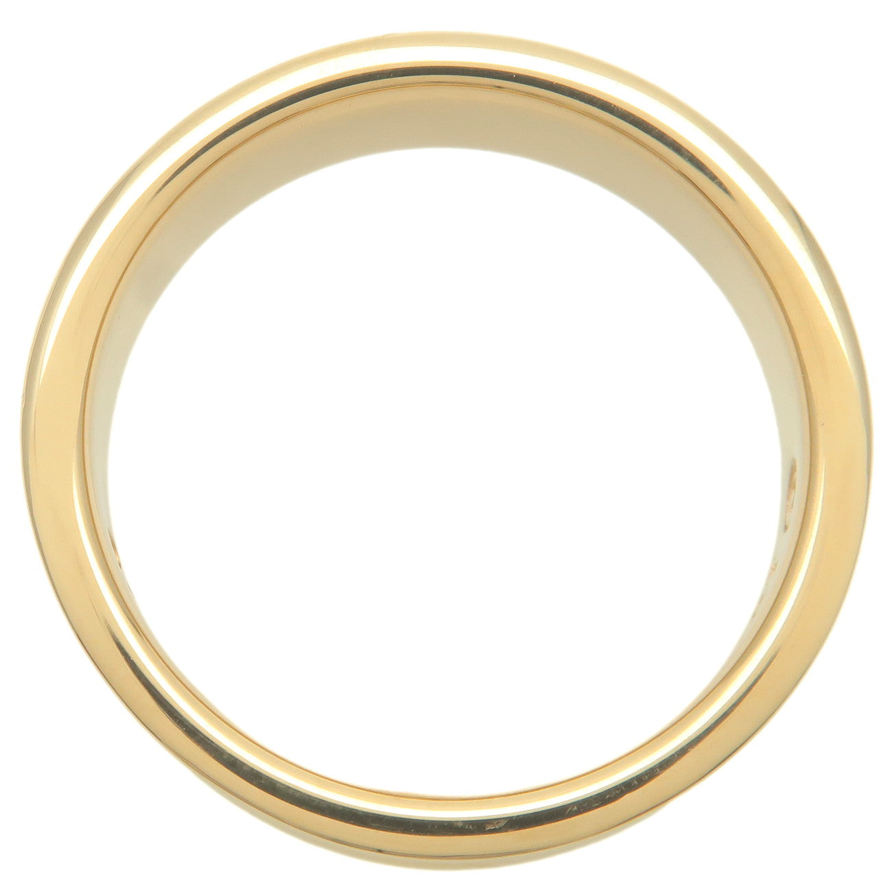 Tiffany&Co. 1837 Narrow Ring K18YG 750 Yellow Gold US7-7.5