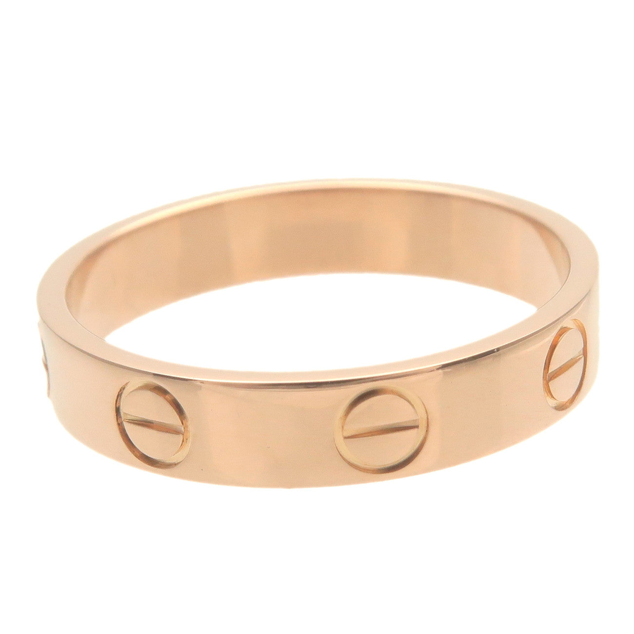 Cartier Mini Love Ring K18PG 750PG Rose Gold #51 US5.5-6 EU51