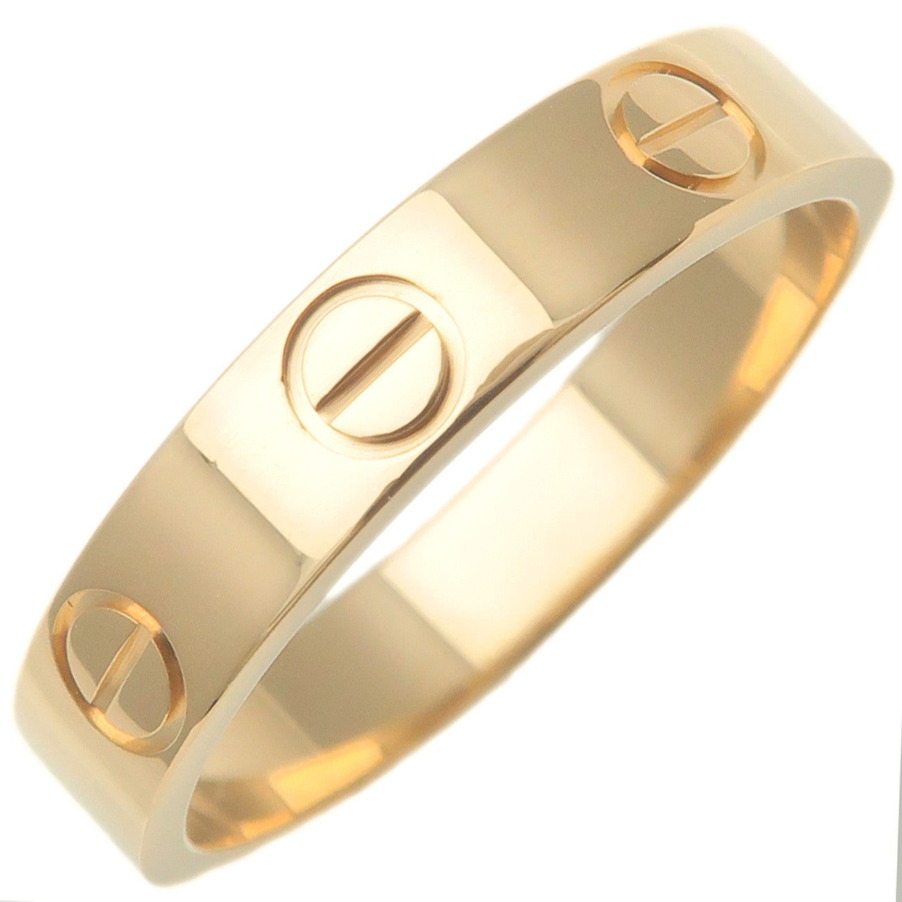 Cartier-Mini-Love-Ring-K18YG-750YG-Yellow-Gold-#50-US5-5.5-EU50