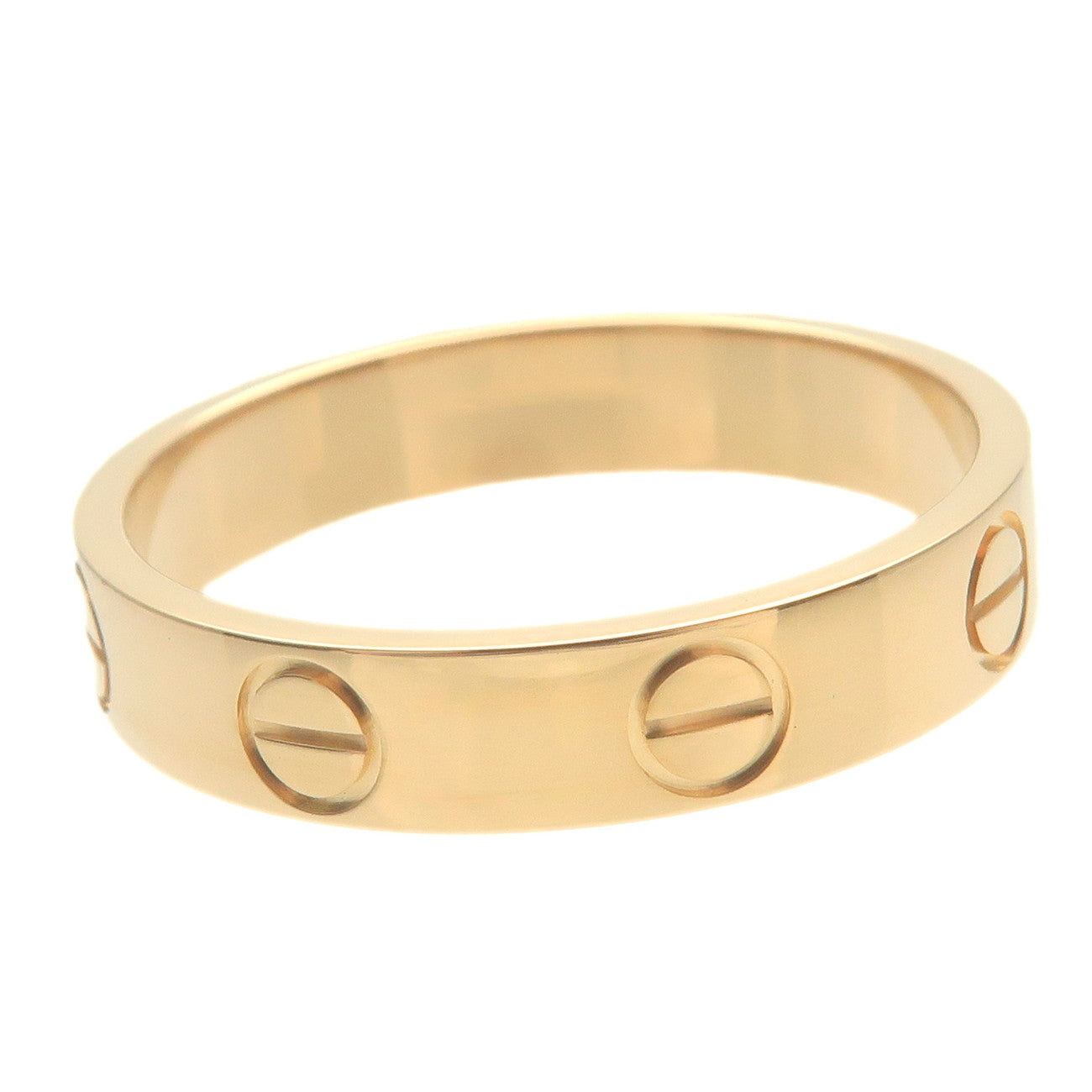 Cartier Mini Love Ring K18YG 750YG Yellow Gold #50 US5-5.5 EU50