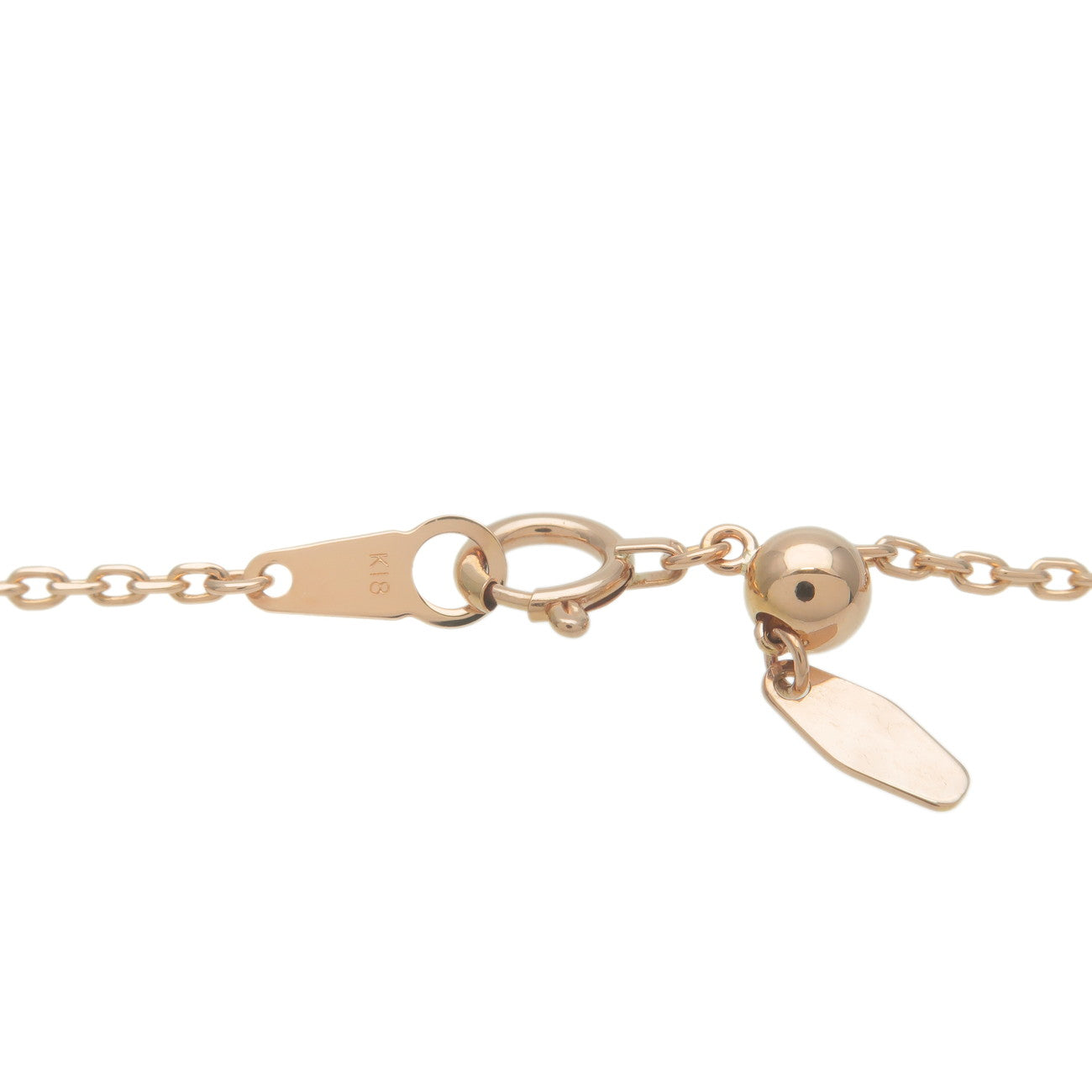 NOMBRE Diamond Necklace No.7 0.31ct K18 750PG Rose Gold