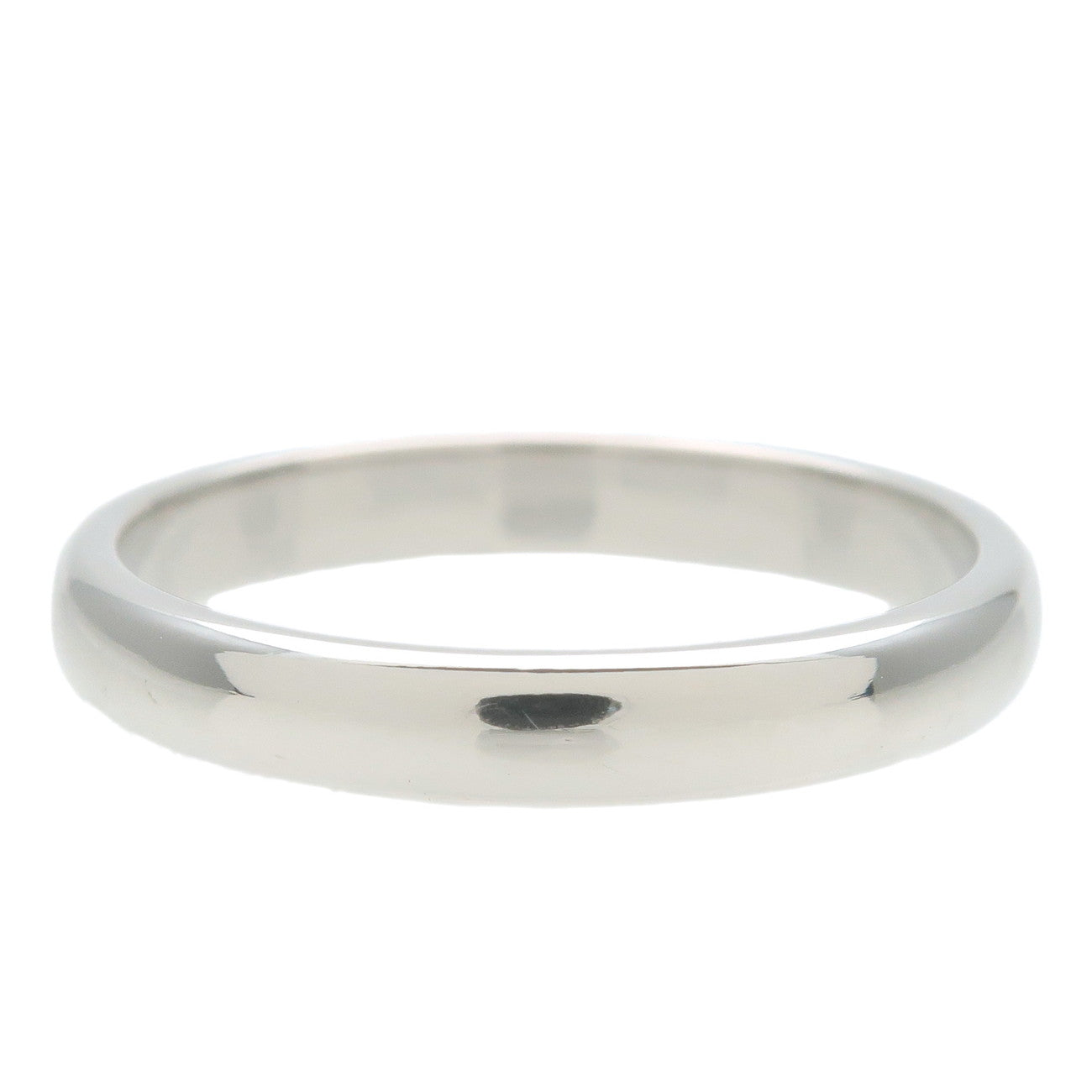 Tiffany&Co. Clasic Band Ring PT950 Platinum US 7.5 EU55