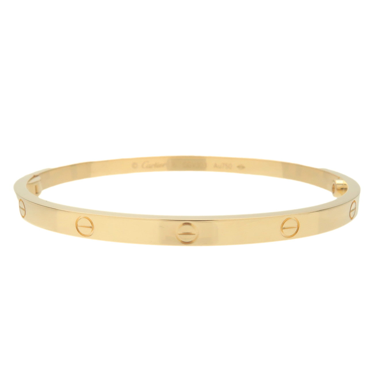 Cartier Love Bracelet Bangle SM K18YG Yellow Gold #16