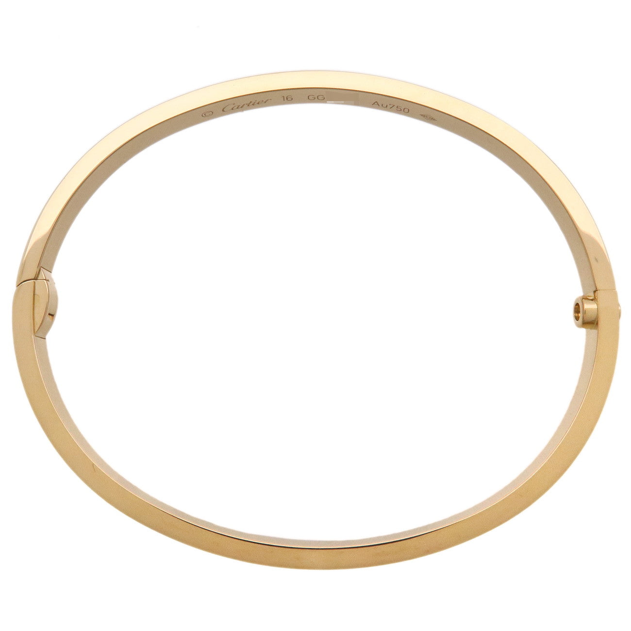 Cartier Love Bracelet Bangle SM K18YG Yellow Gold #16