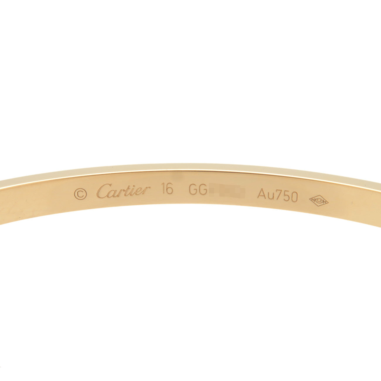 Cartier Love Bracelet Bangle SM K18YG Yellow Gold #16