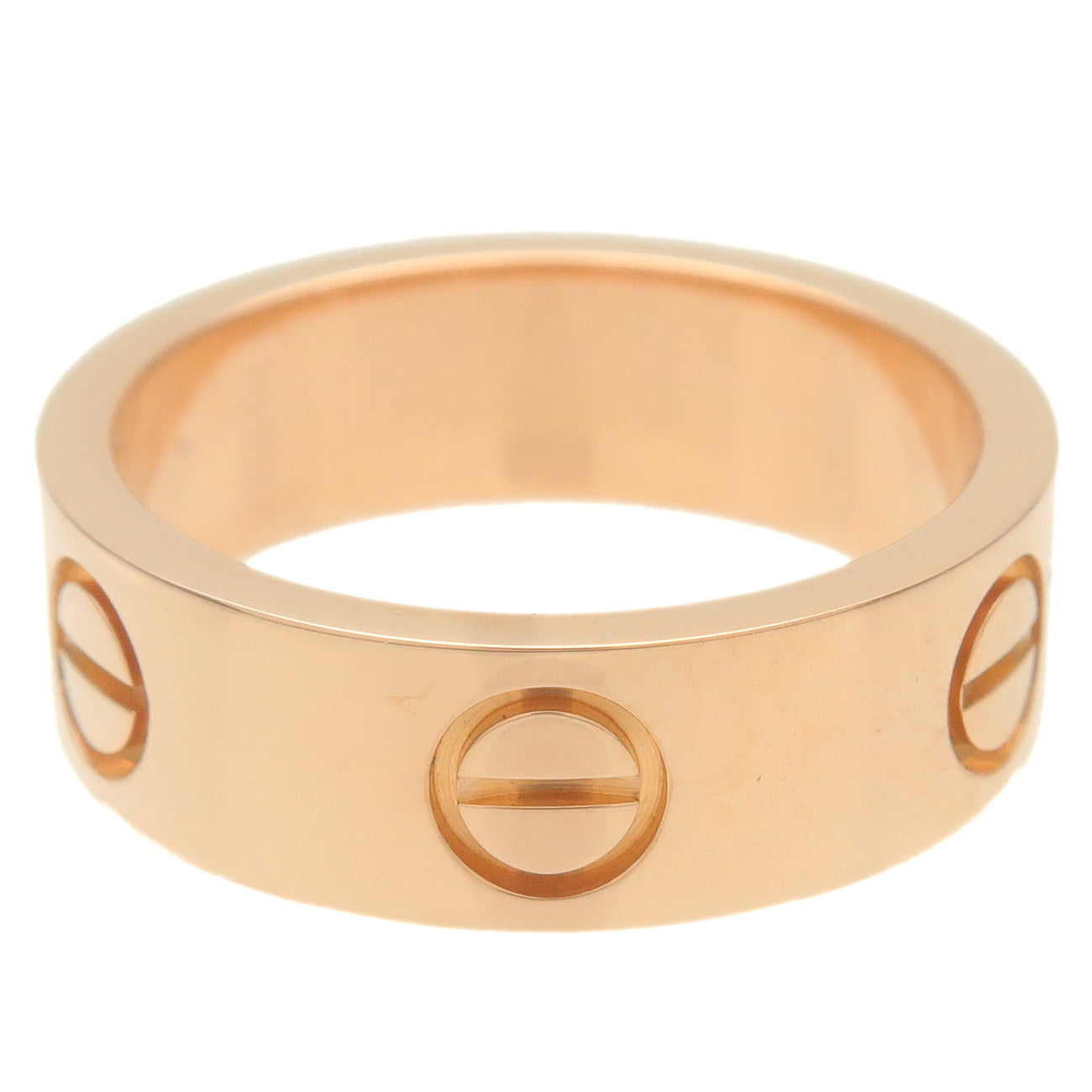 Cartier Love Ring K18PG 750PG Rose Gold #49 US5 EU49 HK11