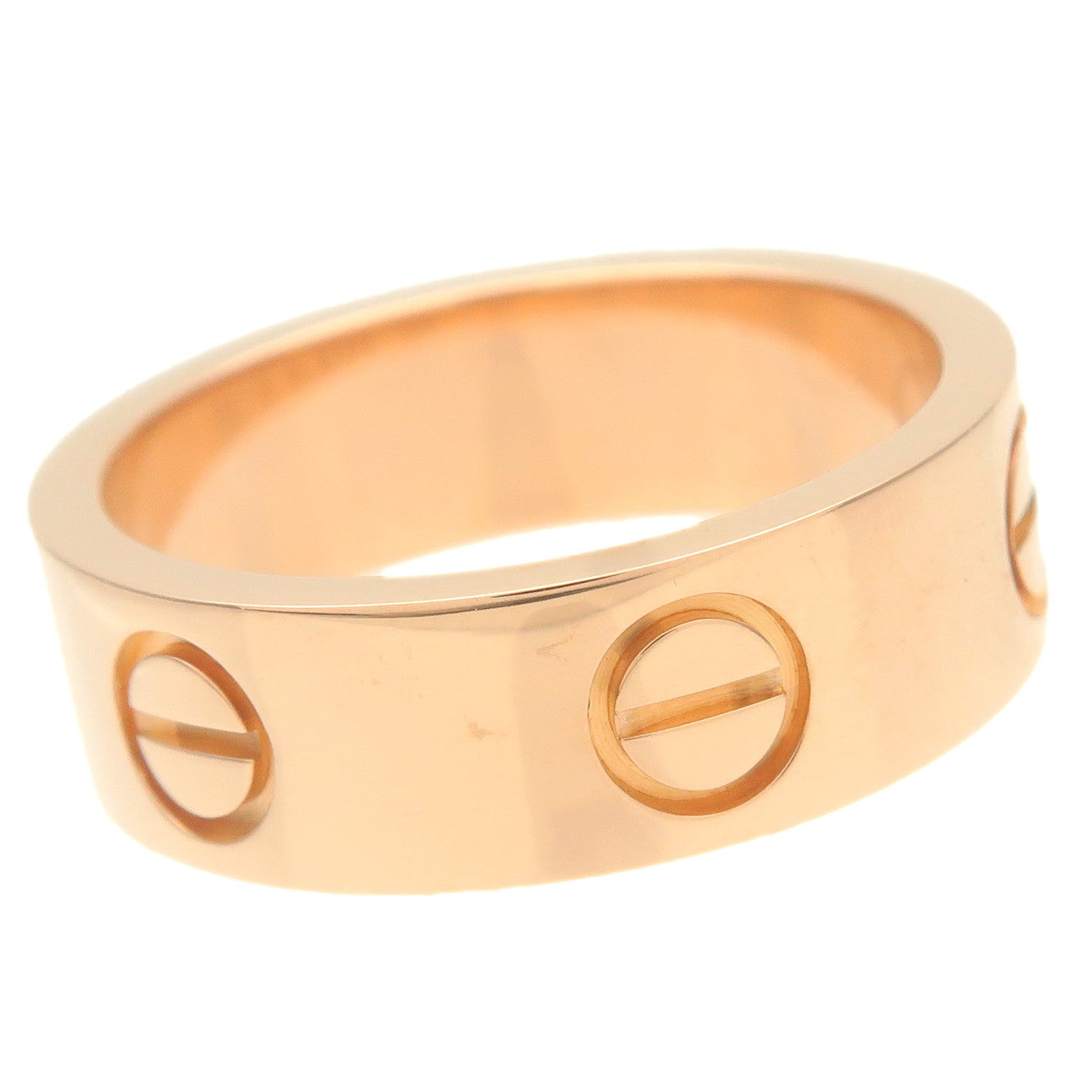 Cartier Love Ring K18PG 750PG Rose Gold #49 US5 EU49 HK11